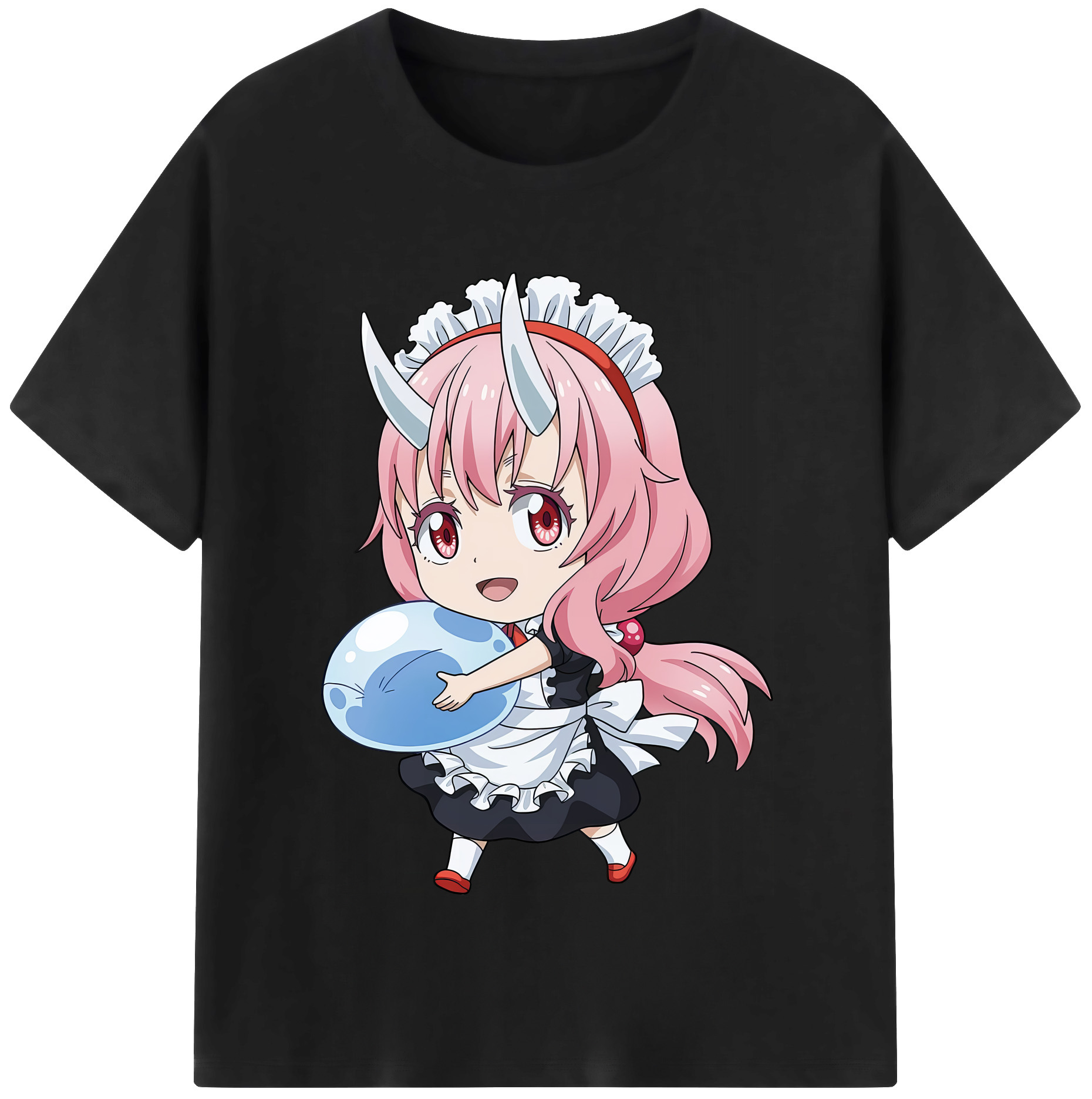 （画像用） 転スラ Regarding Reincarnated to Slime 綿100％半袖Tシャツ（フロントプリント）