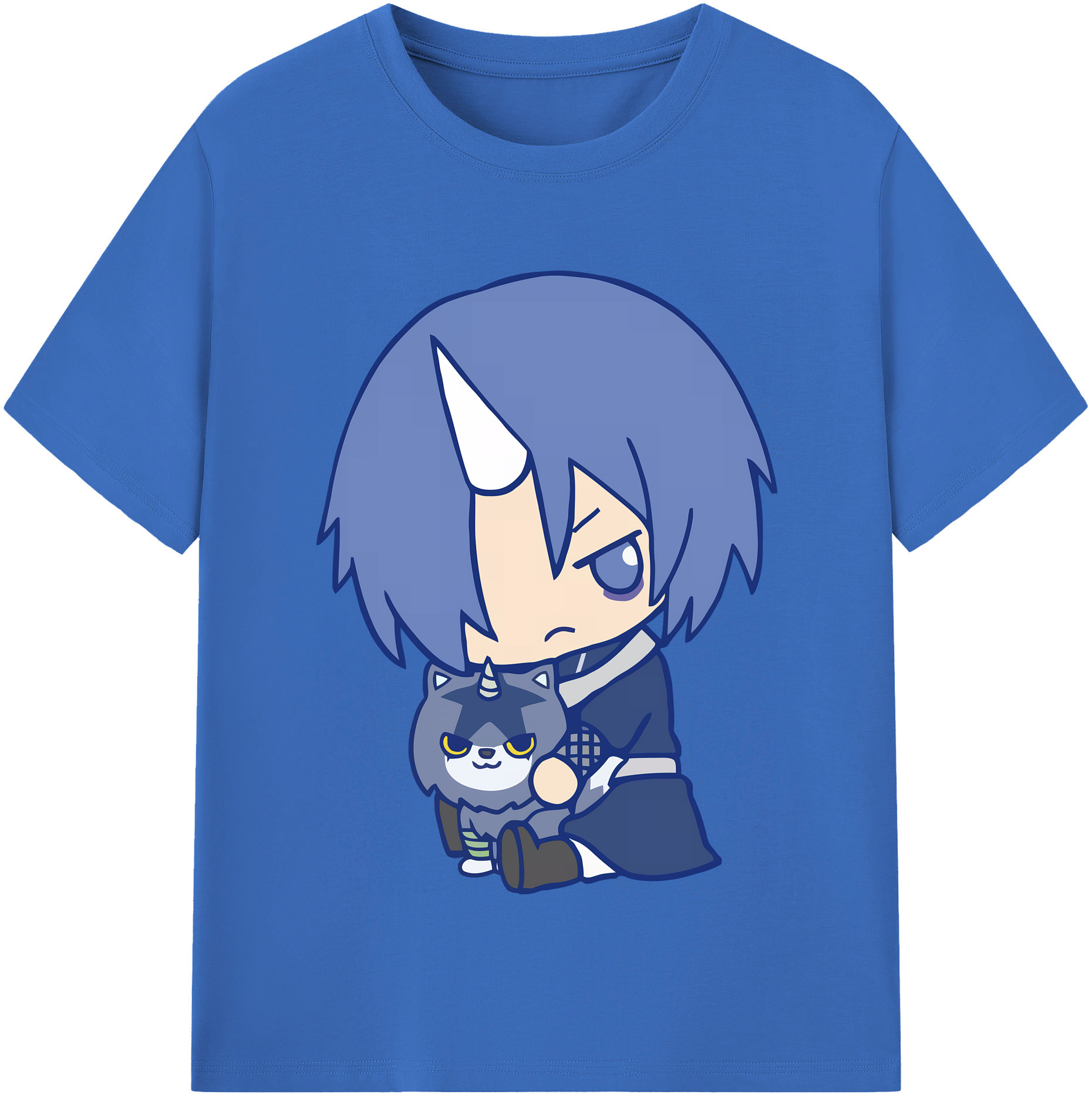 （画像用） 転スラ Regarding Reincarnated to Slime 綿100％半袖Tシャツ（フロントプリント）