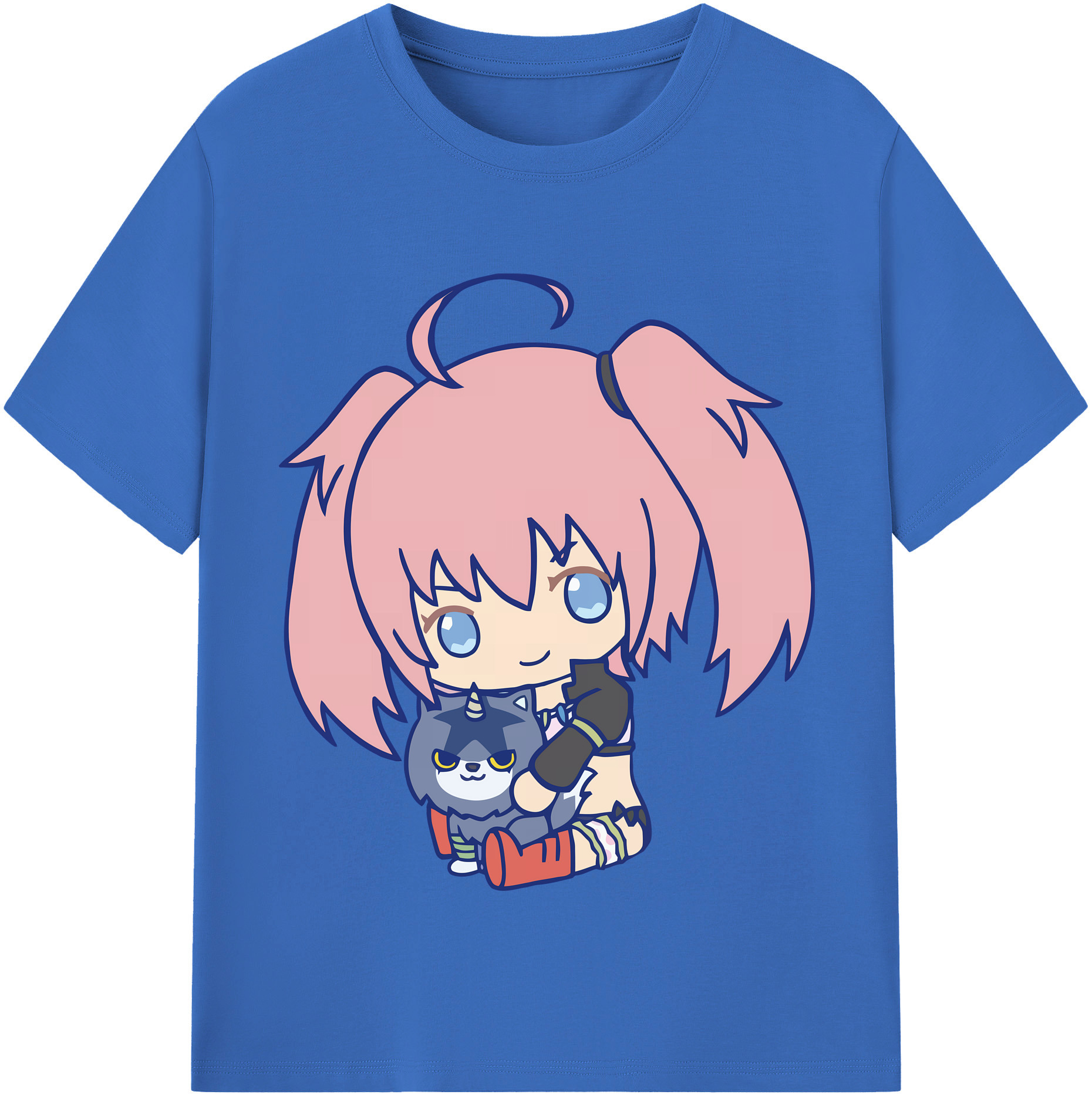 （画像用） 転スラ Regarding Reincarnated to Slime 綿100％半袖Tシャツ（フロントプリント）