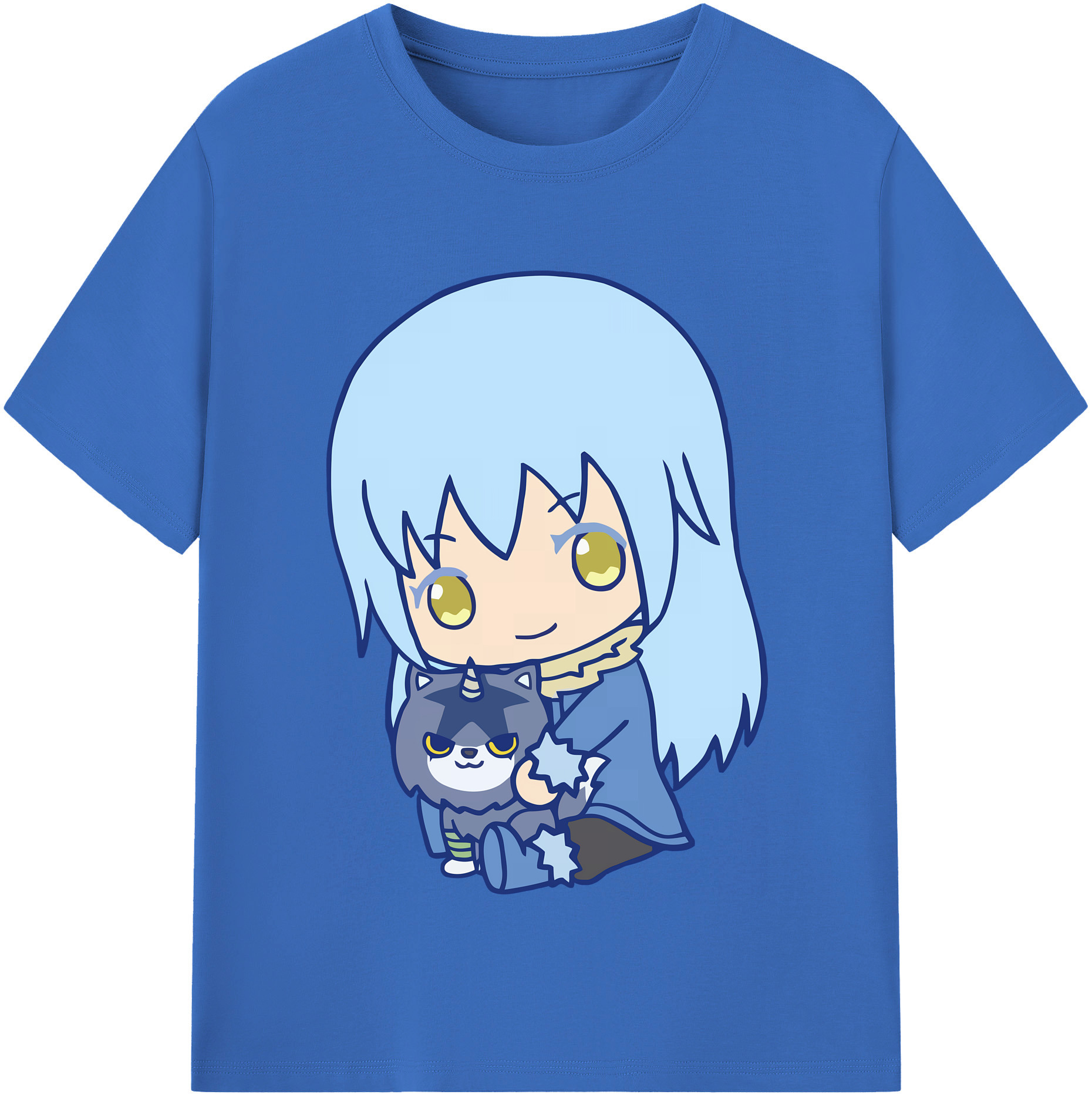（画像用） 転スラ Regarding Reincarnated to Slime 綿100％半袖Tシャツ（フロントプリント）