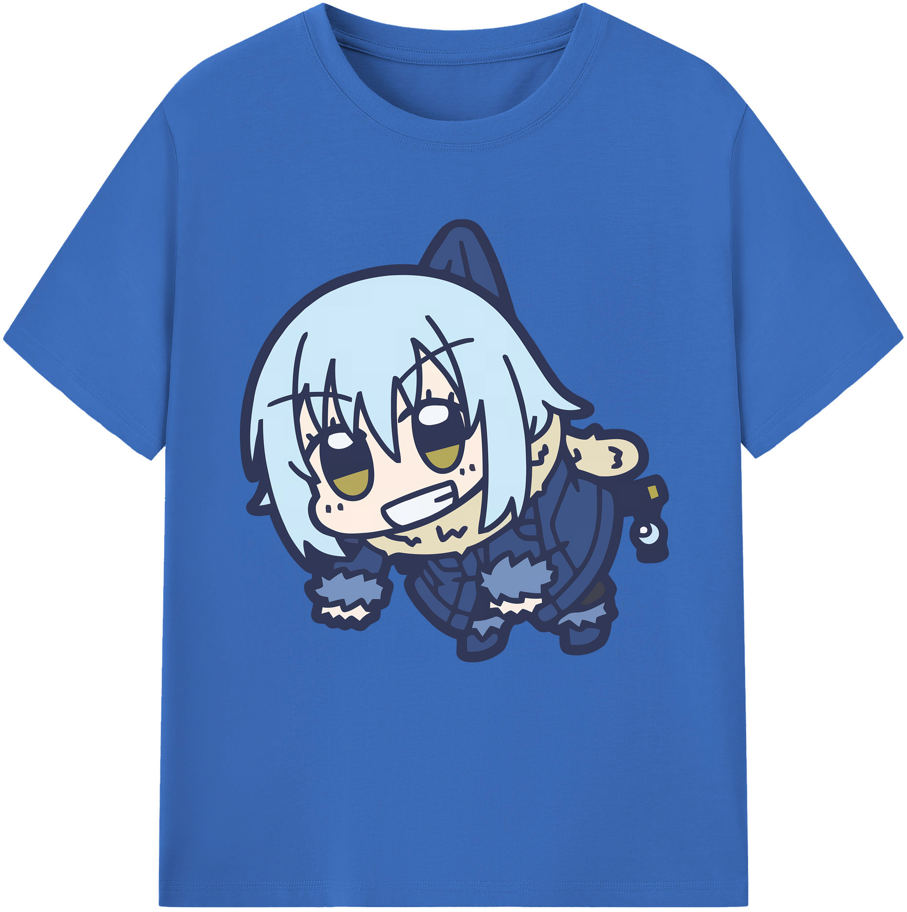 （画像用） 転スラ Regarding Reincarnated to Slime 綿100％半袖Tシャツ（フロントプリント）