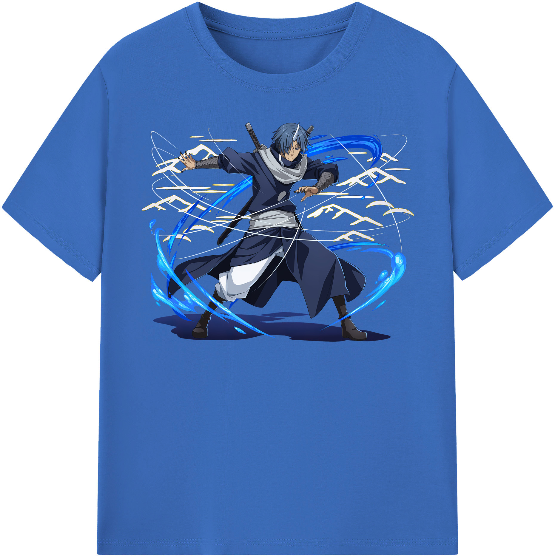 （画像用） 転スラ Regarding Reincarnated to Slime 綿100％半袖Tシャツ（フロントプリント）