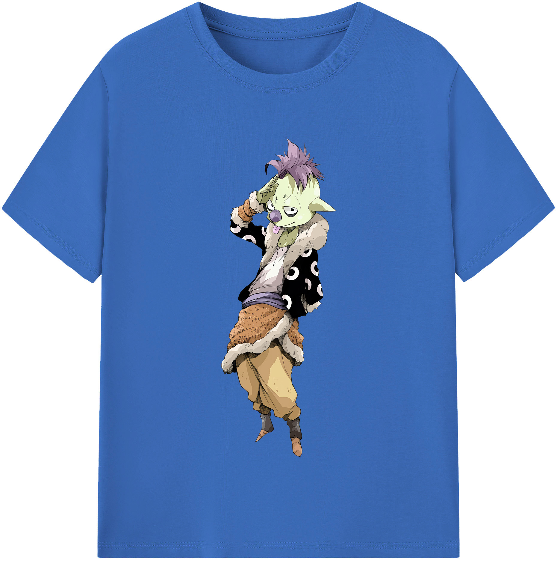 （画像用） 転スラ Regarding Reincarnated to Slime 綿100％半袖Tシャツ（フロントプリント）