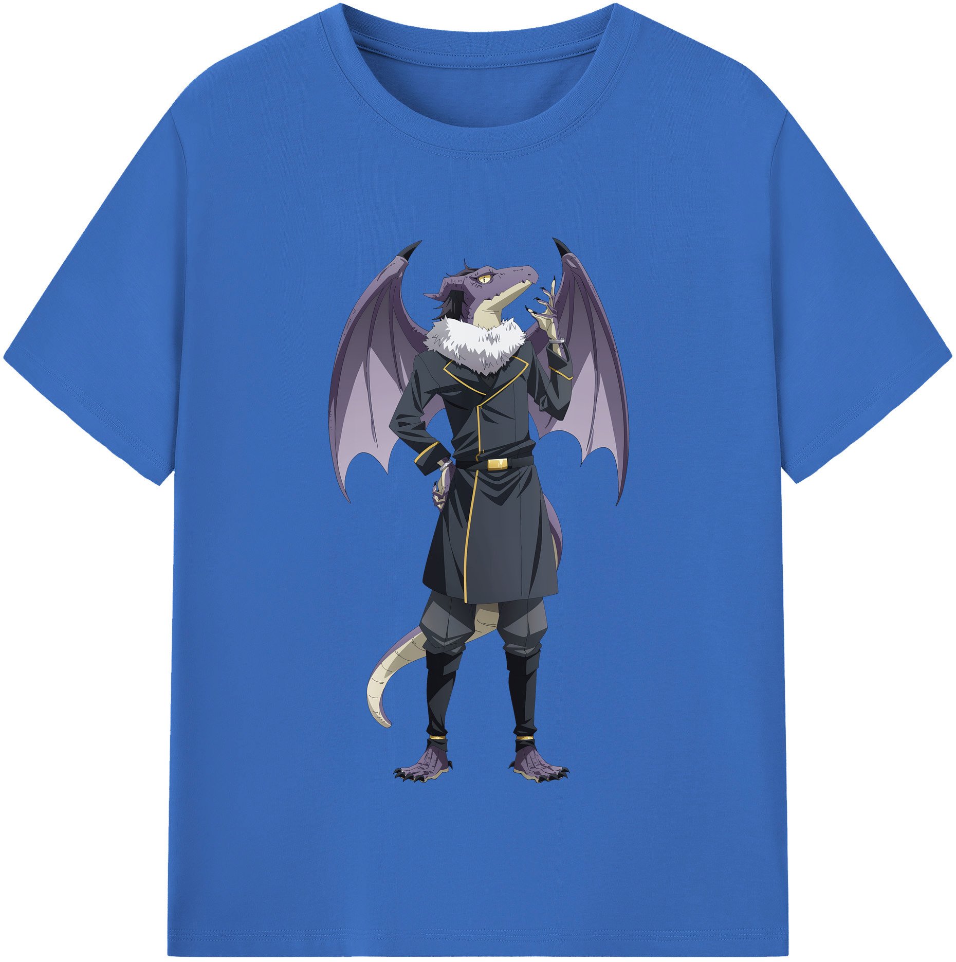 （画像用） 転スラ Regarding Reincarnated to Slime 綿100％半袖Tシャツ（フロントプリント）