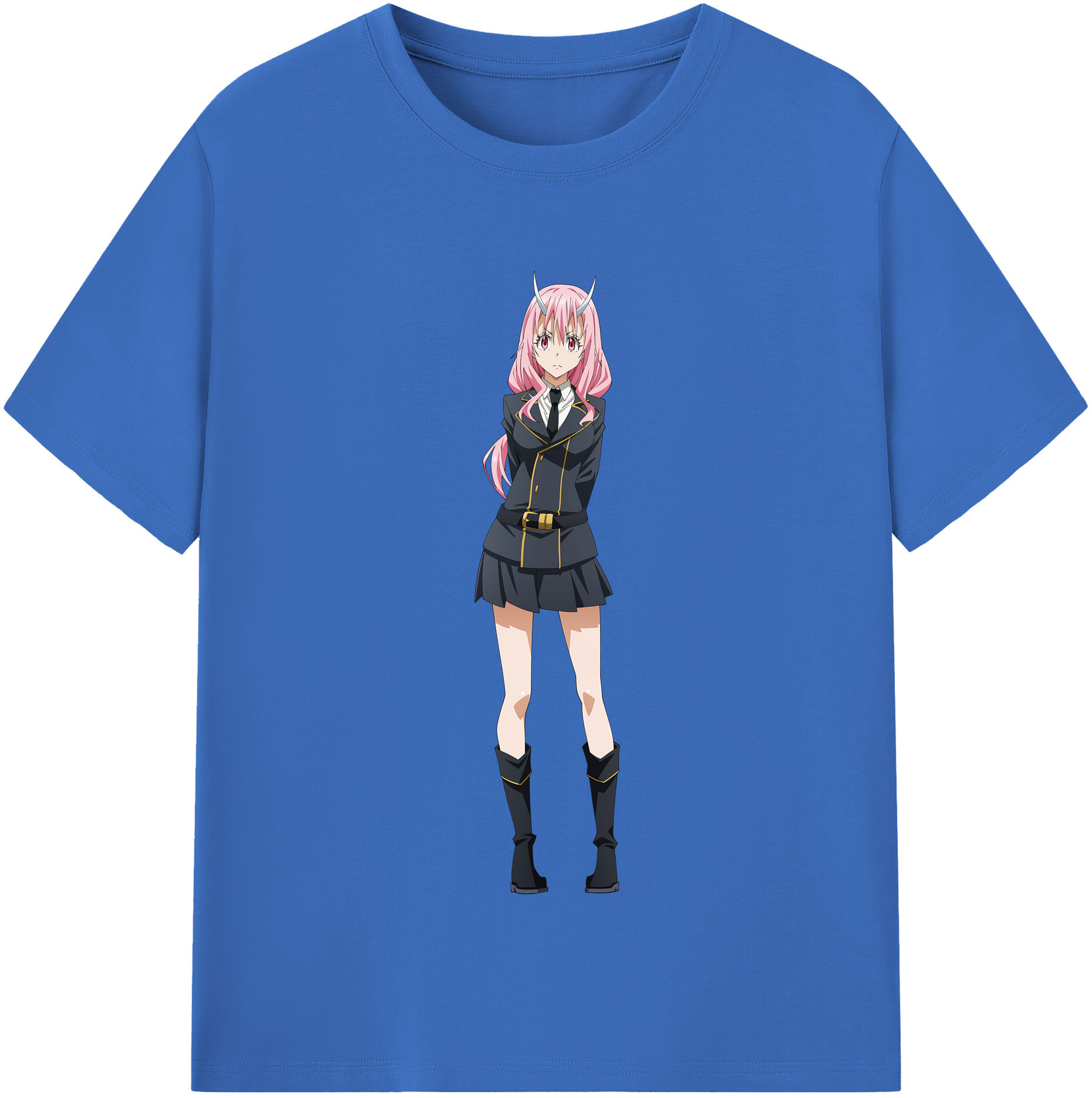 （画像用） 転スラ Regarding Reincarnated to Slime 綿100％半袖Tシャツ（フロントプリント）