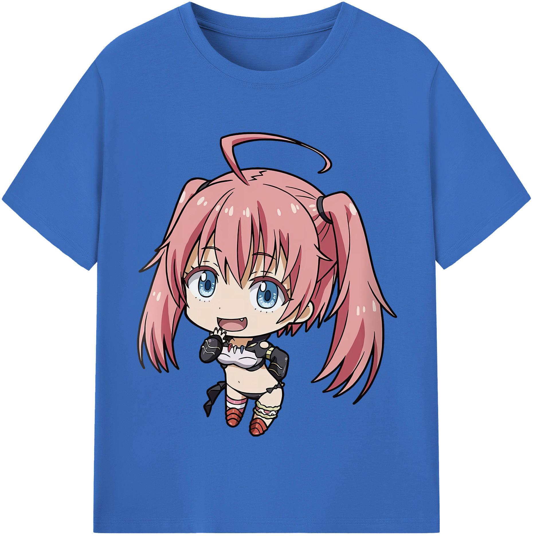 （画像用） 転スラ Regarding Reincarnated to Slime 綿100％半袖Tシャツ（フロントプリント）