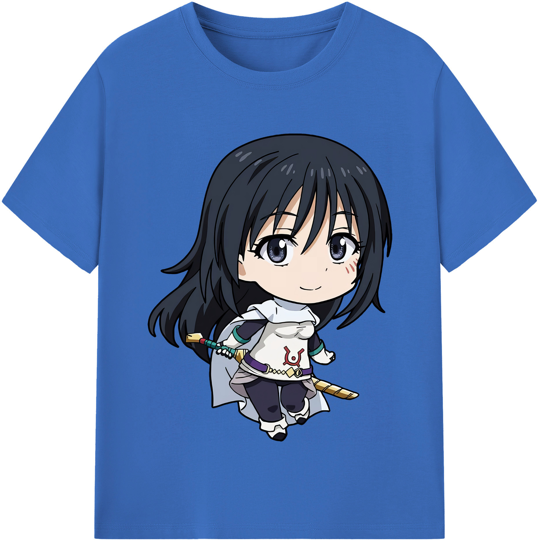 （画像用） 転スラ Regarding Reincarnated to Slime 綿100％半袖Tシャツ（フロントプリント）