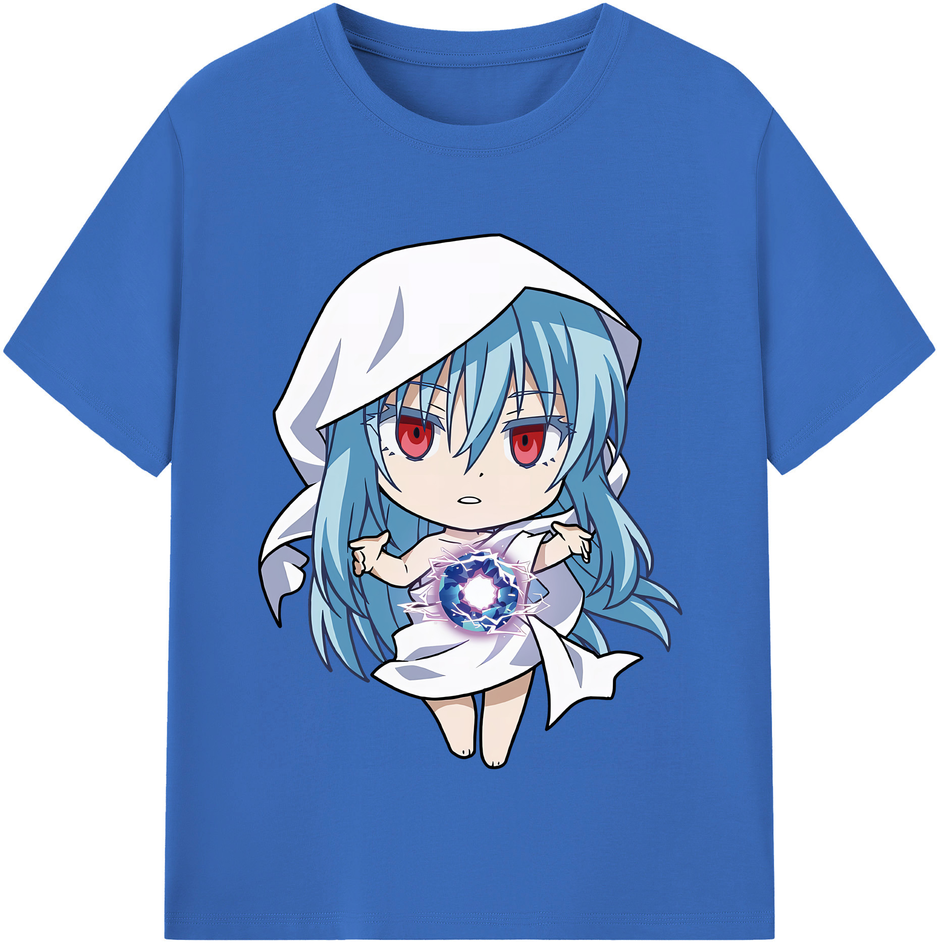 （画像用） 転スラ Regarding Reincarnated to Slime 綿100％半袖Tシャツ（フロントプリント）