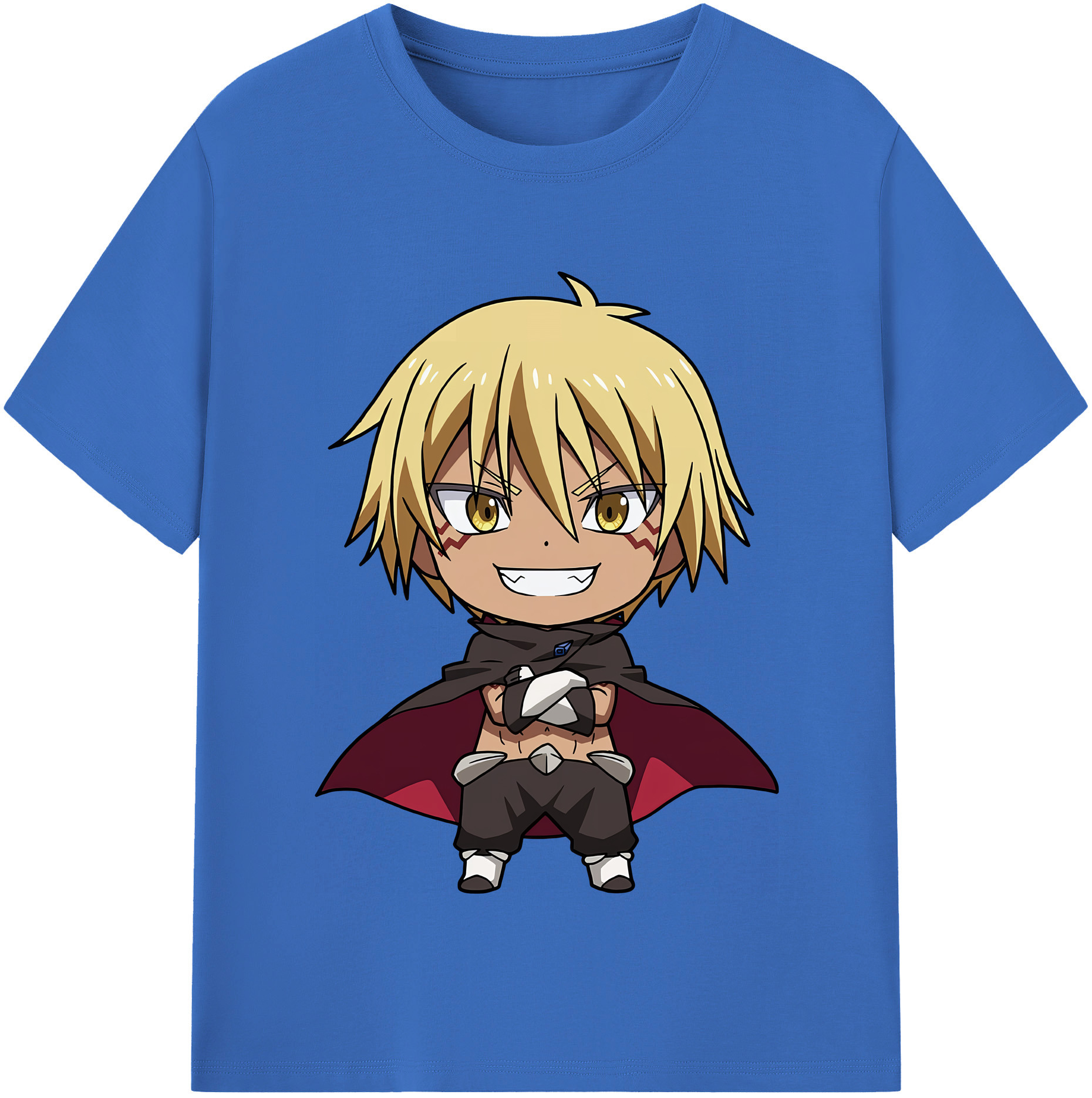 （画像用） 転スラ Regarding Reincarnated to Slime 綿100％半袖Tシャツ（フロントプリント）
