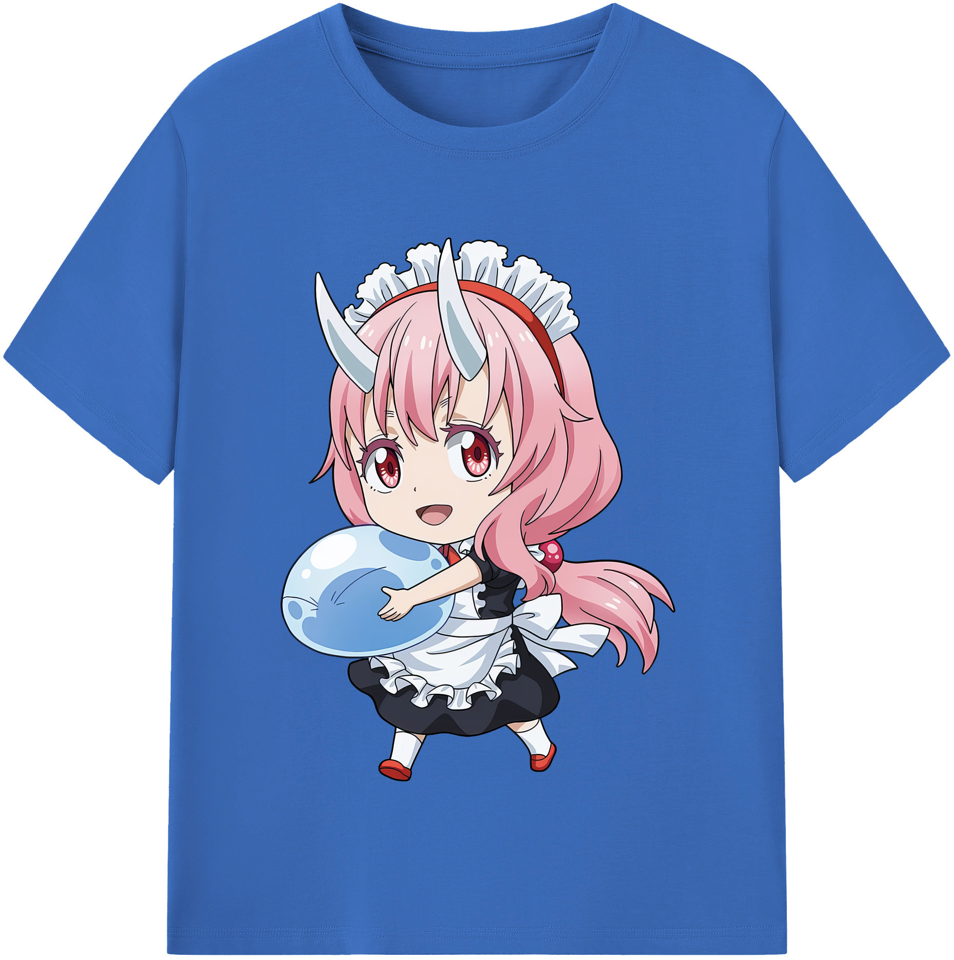 （画像用） 転スラ Regarding Reincarnated to Slime 綿100％半袖Tシャツ（フロントプリント）