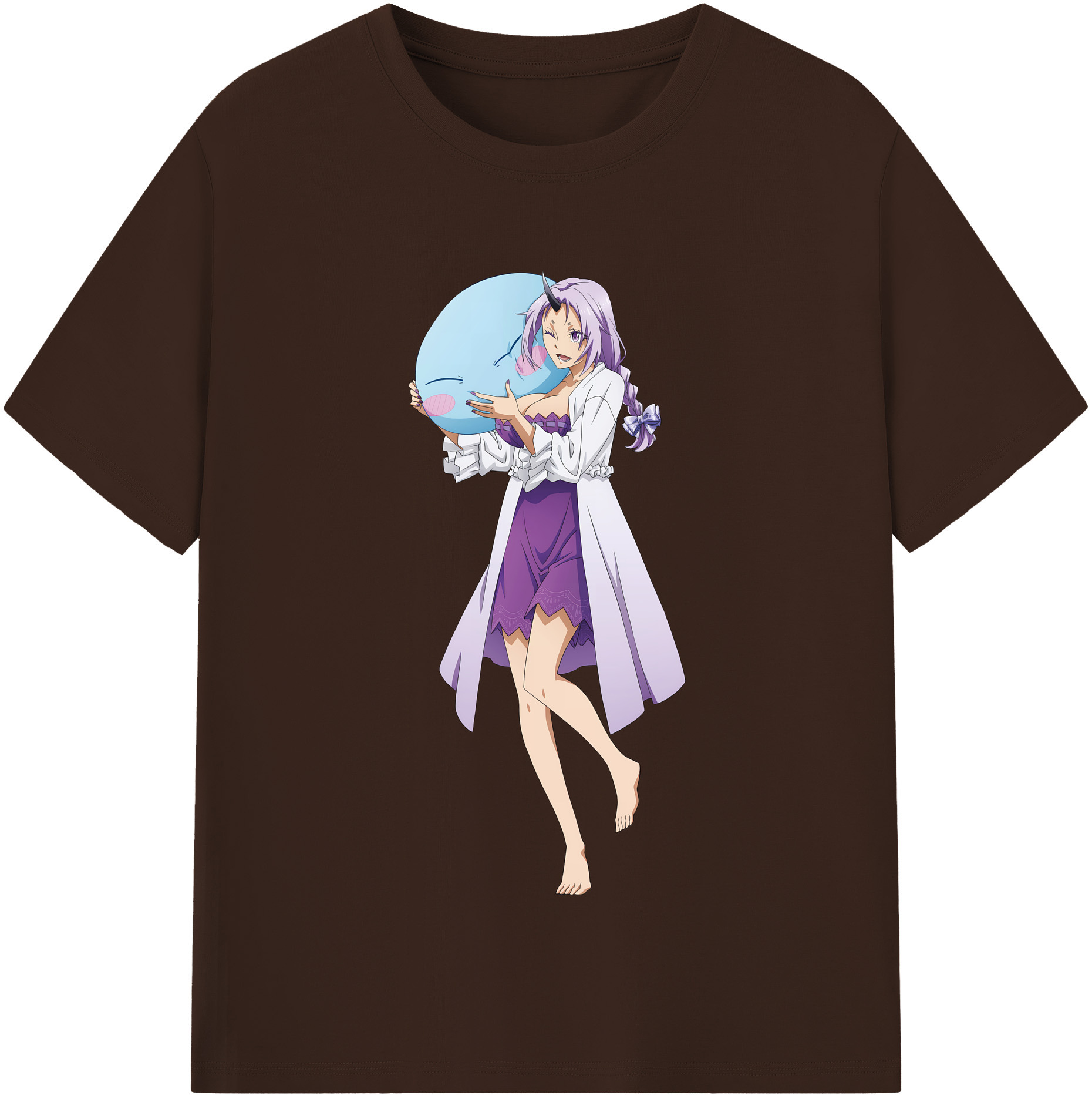 （画像用） 転スラ Regarding Reincarnated to Slime 綿100％半袖Tシャツ（フロントプリント）
