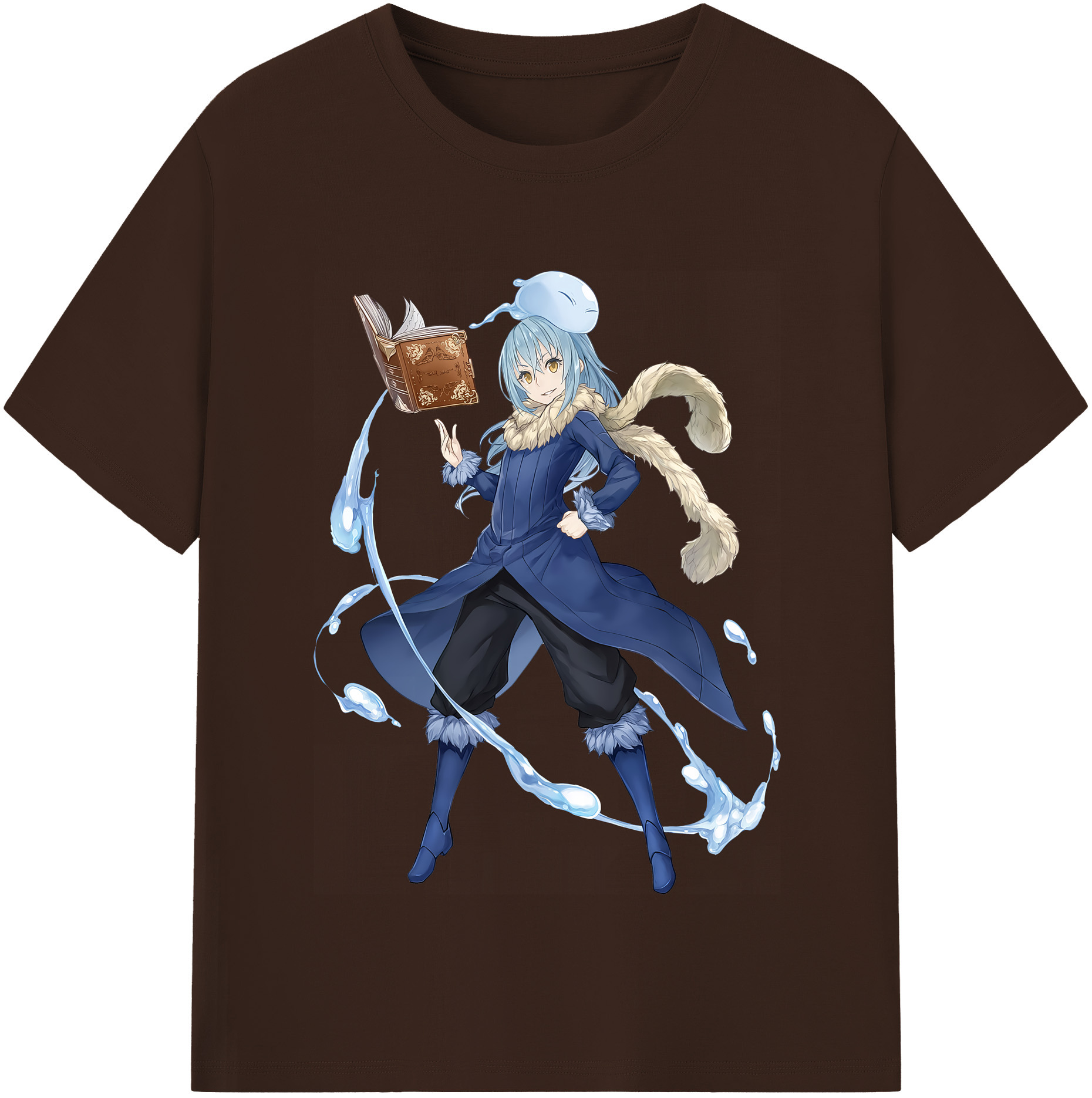 （画像用） 転スラ Regarding Reincarnated to Slime 綿100％半袖Tシャツ（フロントプリント）