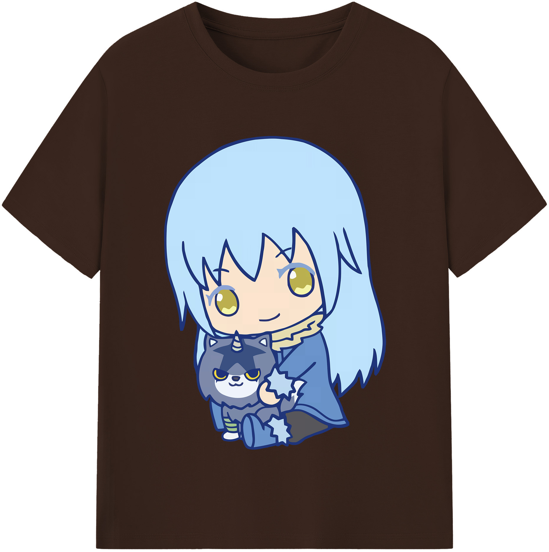 （画像用） 転スラ Regarding Reincarnated to Slime 綿100％半袖Tシャツ（フロントプリント）