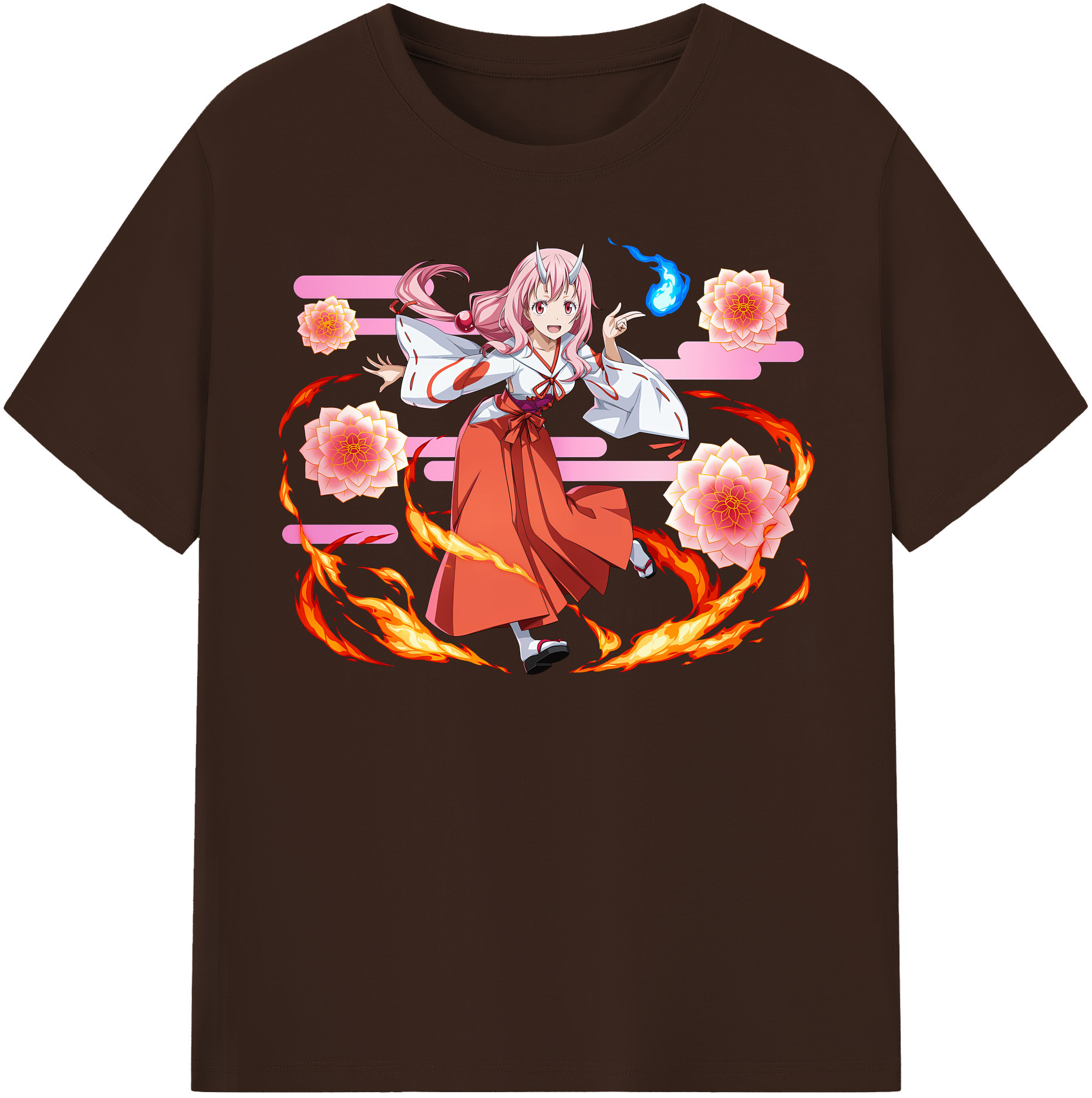（画像用） 転スラ Regarding Reincarnated to Slime 綿100％半袖Tシャツ（フロントプリント）