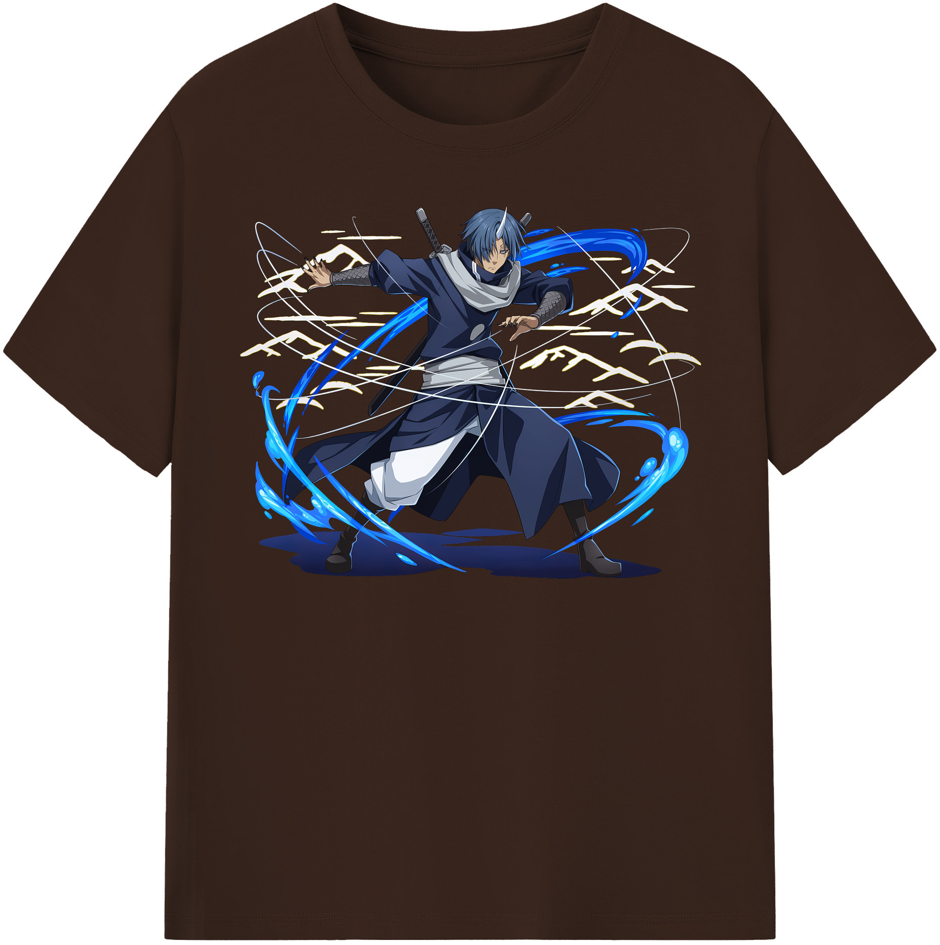（画像用） 転スラ Regarding Reincarnated to Slime 綿100％半袖Tシャツ（フロントプリント）