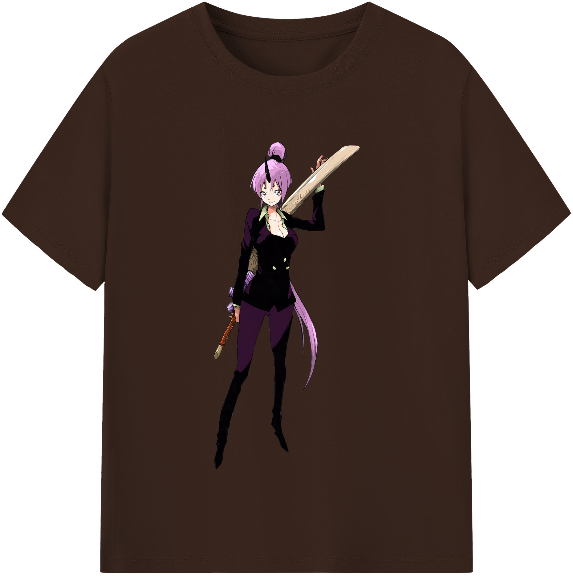 （画像用） 転スラ Regarding Reincarnated to Slime 綿100％半袖Tシャツ（フロントプリント）