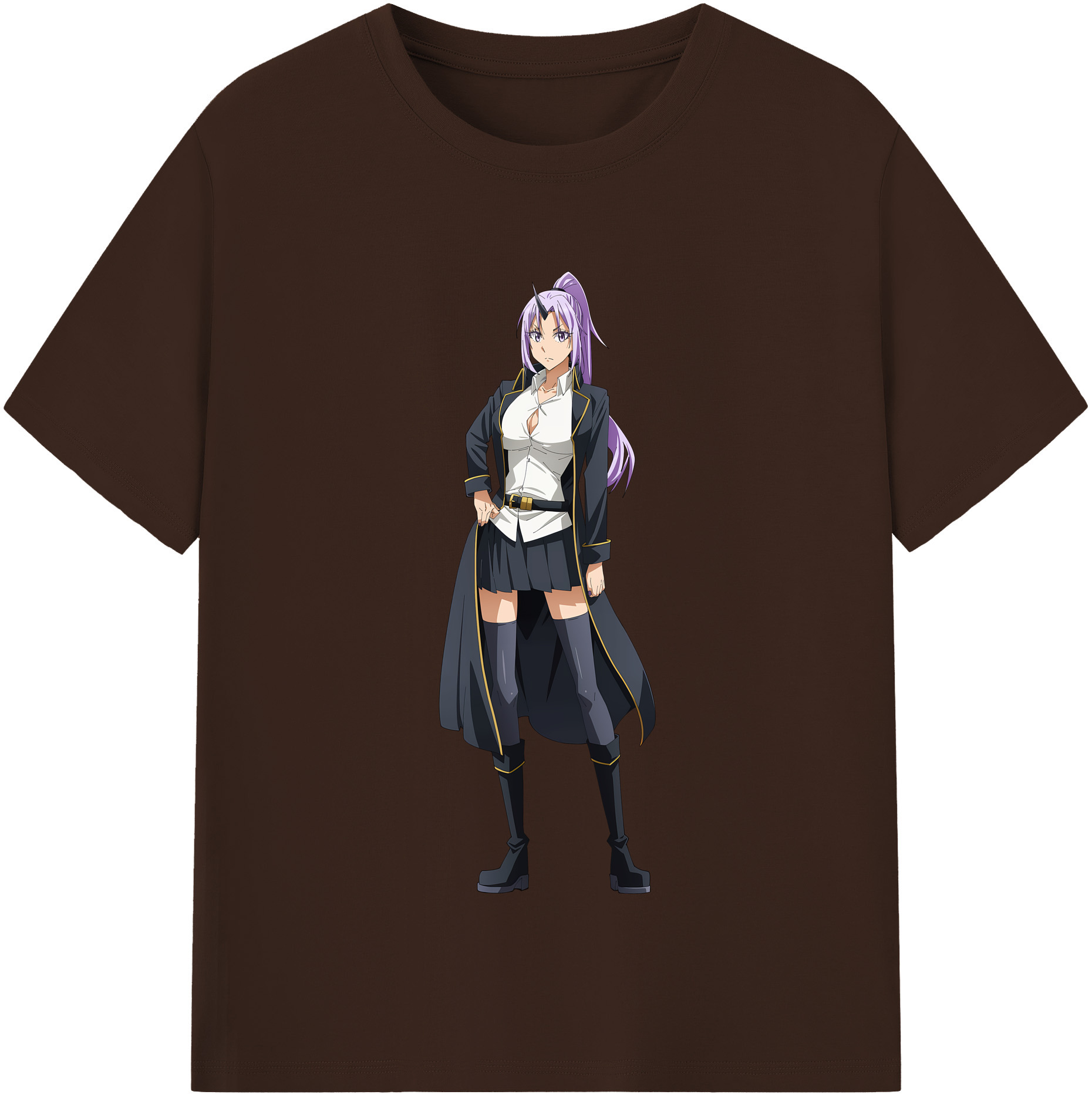 （画像用） 転スラ Regarding Reincarnated to Slime 綿100％半袖Tシャツ（フロントプリント）