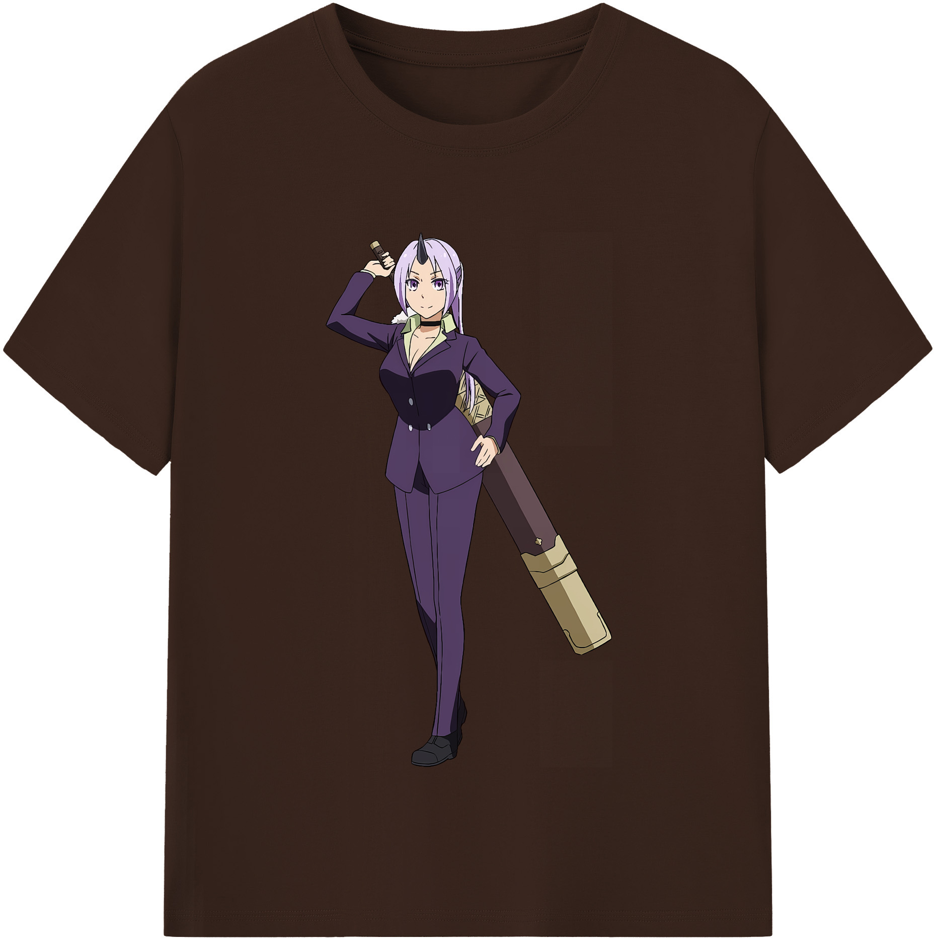 （画像用） 転スラ Regarding Reincarnated to Slime 綿100％半袖Tシャツ（フロントプリント）