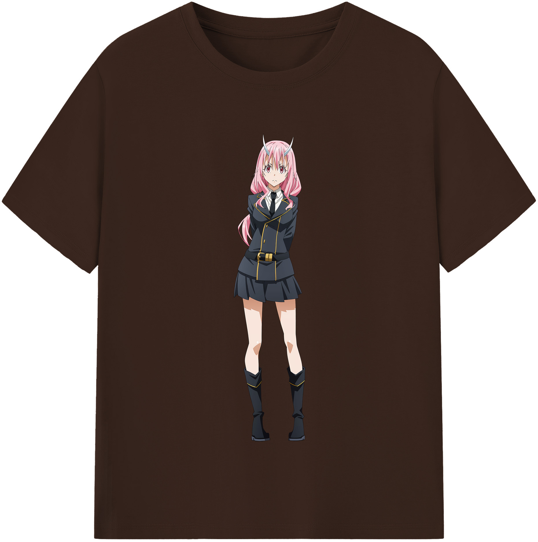 （画像用） 転スラ Regarding Reincarnated to Slime 綿100％半袖Tシャツ（フロントプリント）