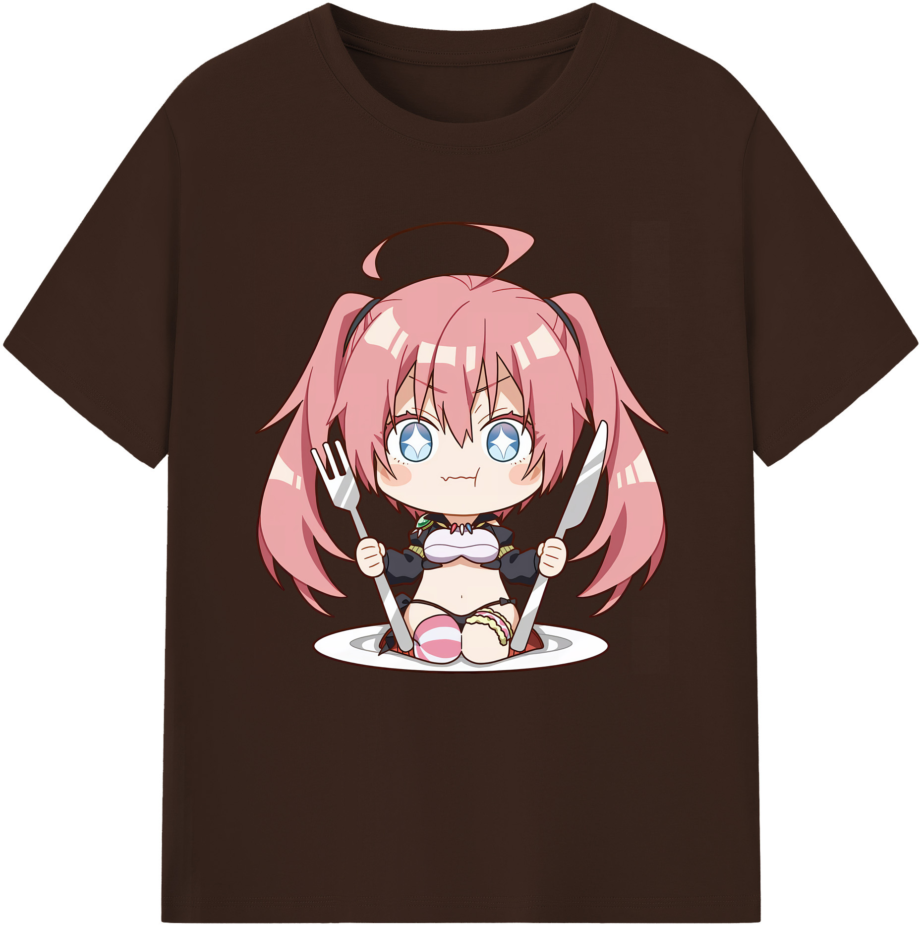 （画像用） 転スラ Regarding Reincarnated to Slime 綿100％半袖Tシャツ（フロントプリント）