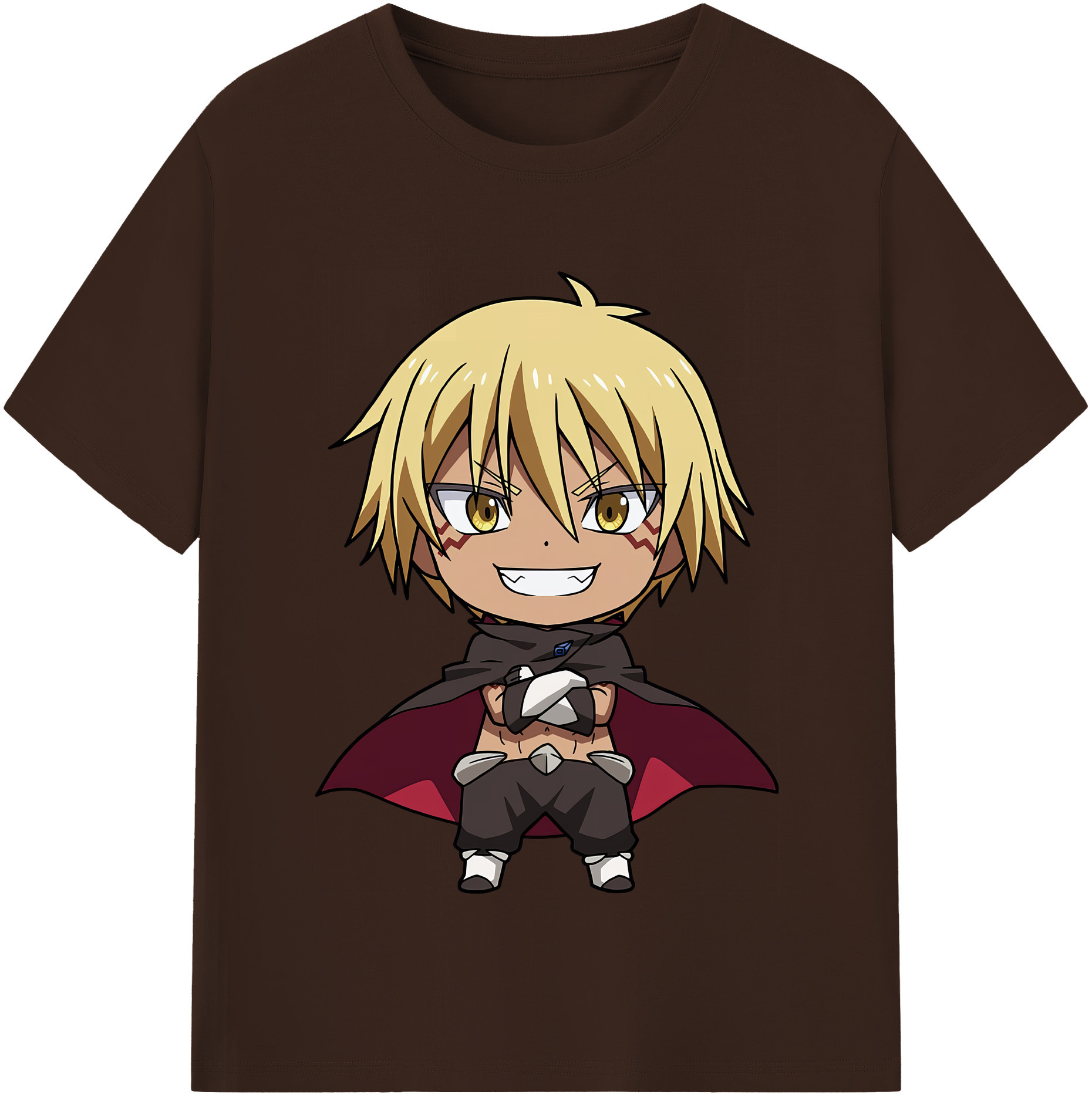 （画像用） 転スラ Regarding Reincarnated to Slime 綿100％半袖Tシャツ（フロントプリント）