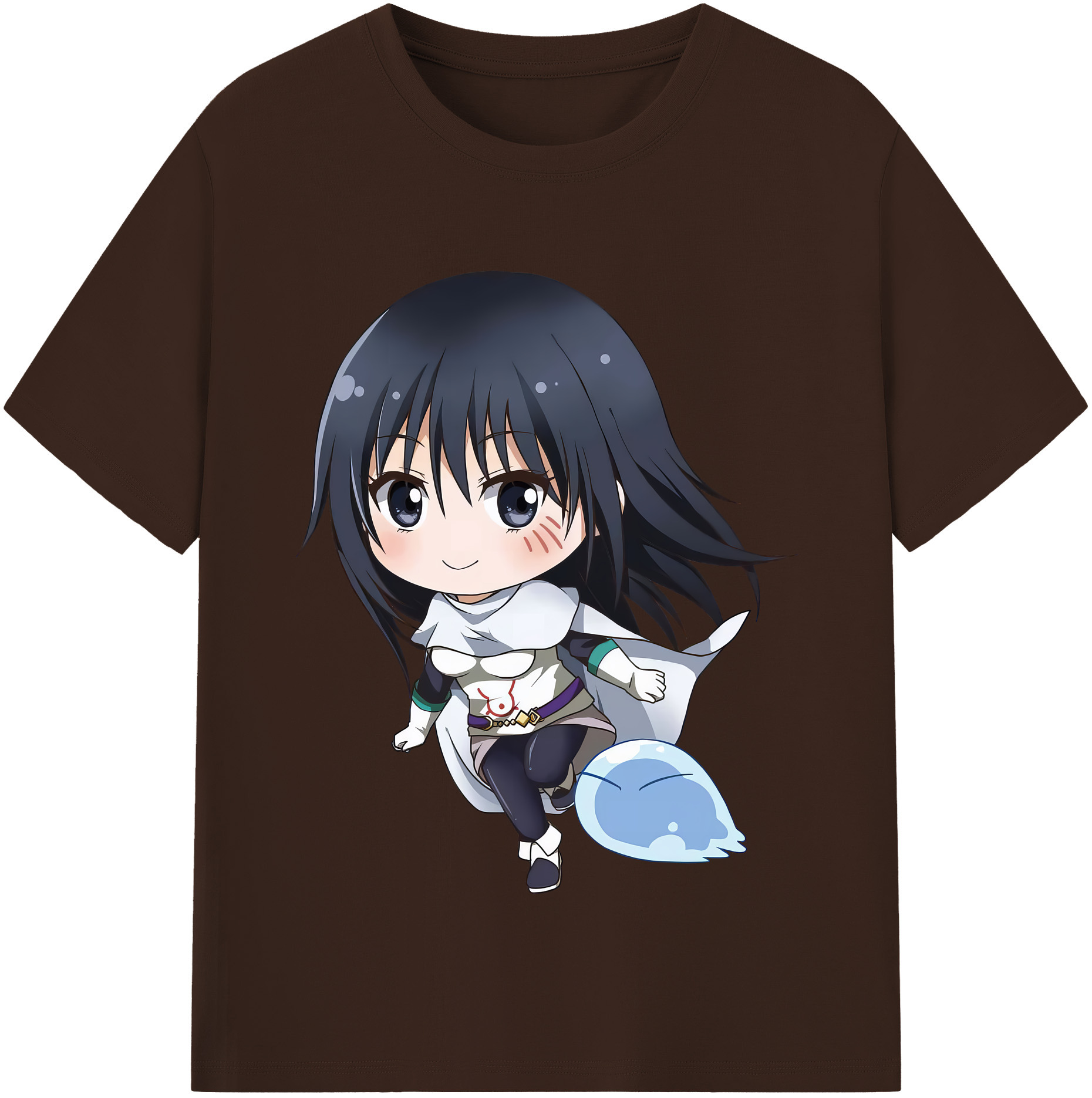 （画像用） 転スラ Regarding Reincarnated to Slime 綿100％半袖Tシャツ（フロントプリント）