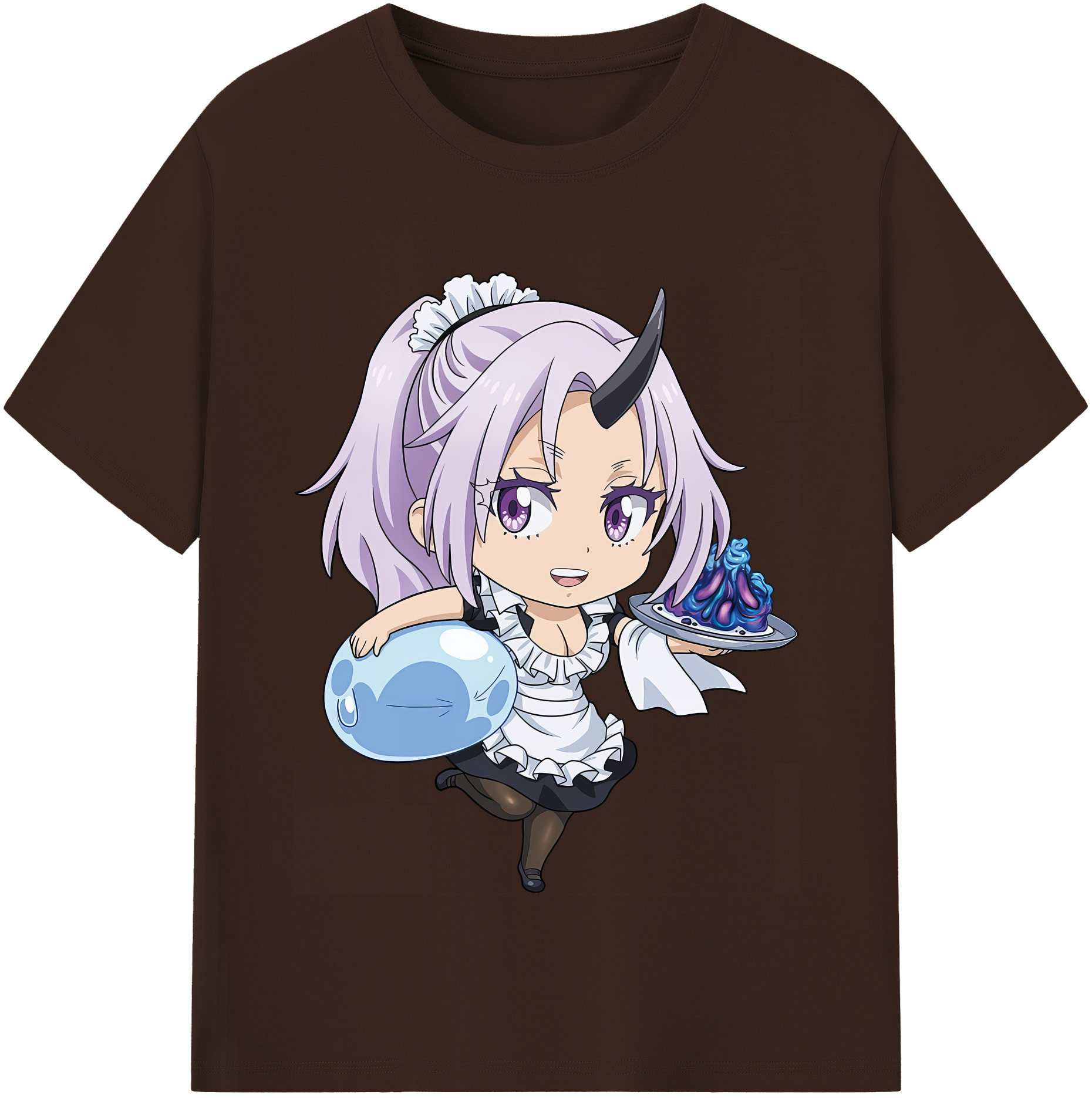 （画像用） 転スラ Regarding Reincarnated to Slime 綿100％半袖Tシャツ（フロントプリント）