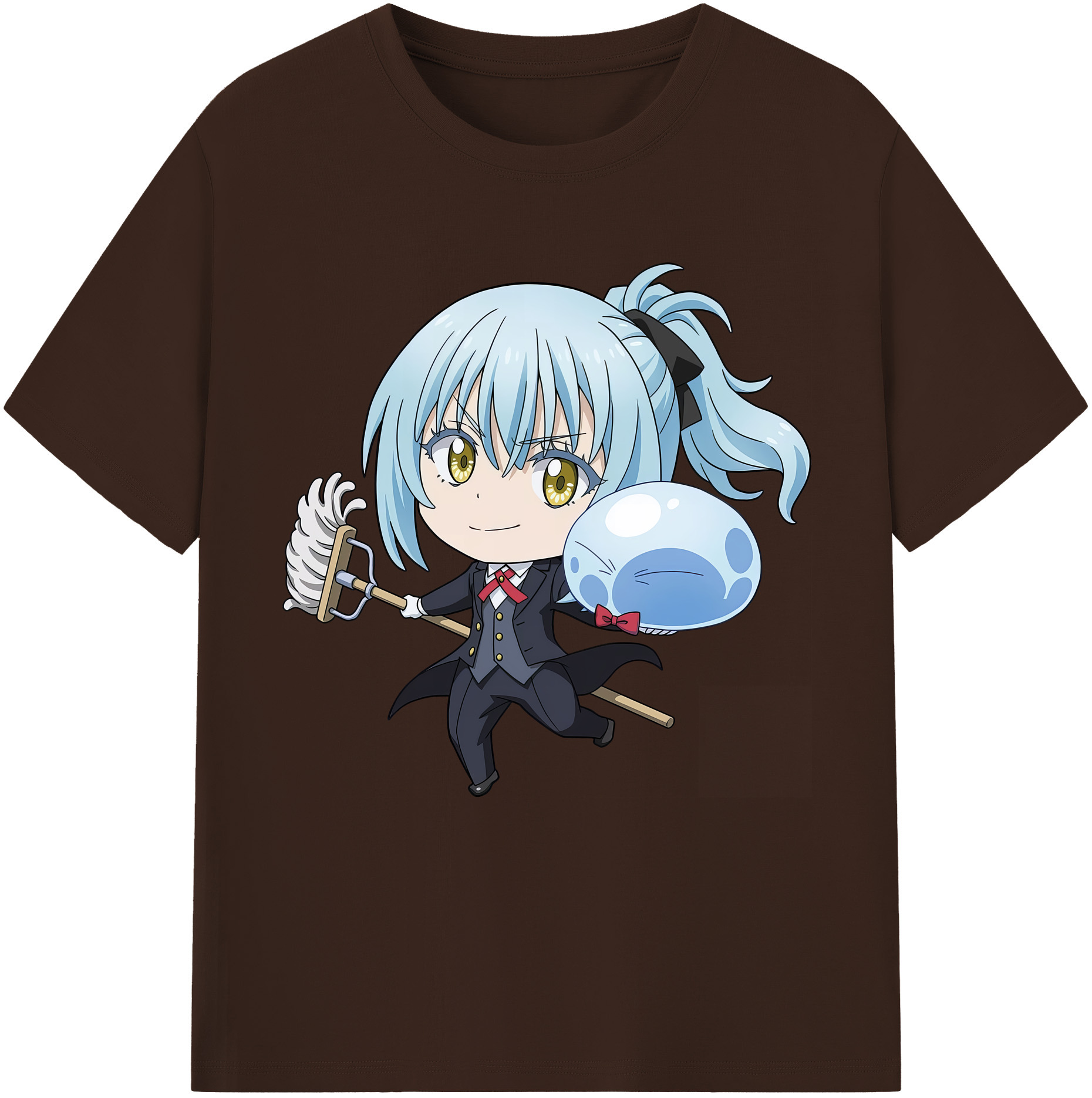 （画像用） 転スラ Regarding Reincarnated to Slime 綿100％半袖Tシャツ（フロントプリント）