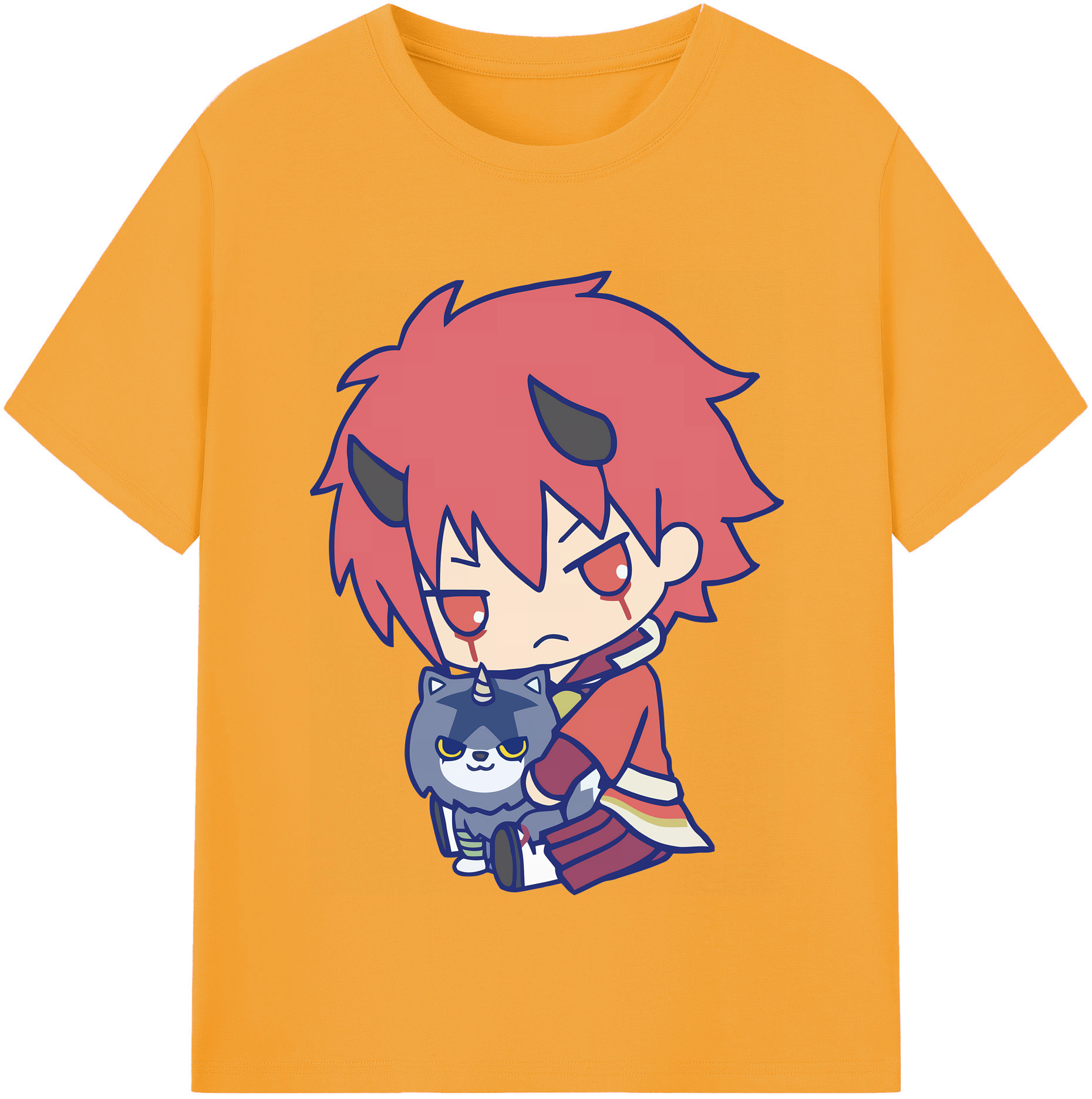 （画像用） 転スラ Regarding Reincarnated to Slime 綿100％半袖Tシャツ（フロントプリント）