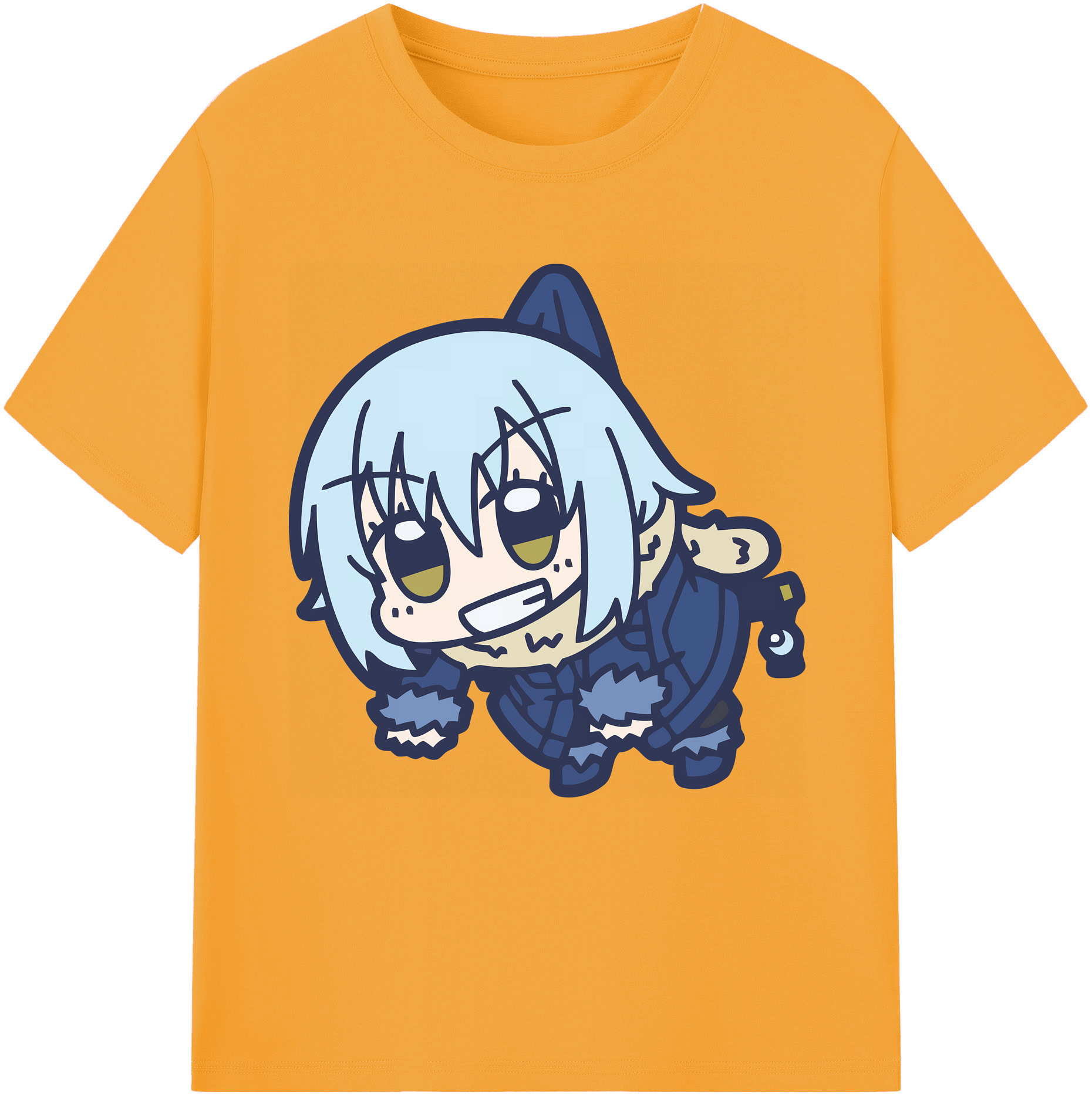 （画像用） 転スラ Regarding Reincarnated to Slime 綿100％半袖Tシャツ（フロントプリント）