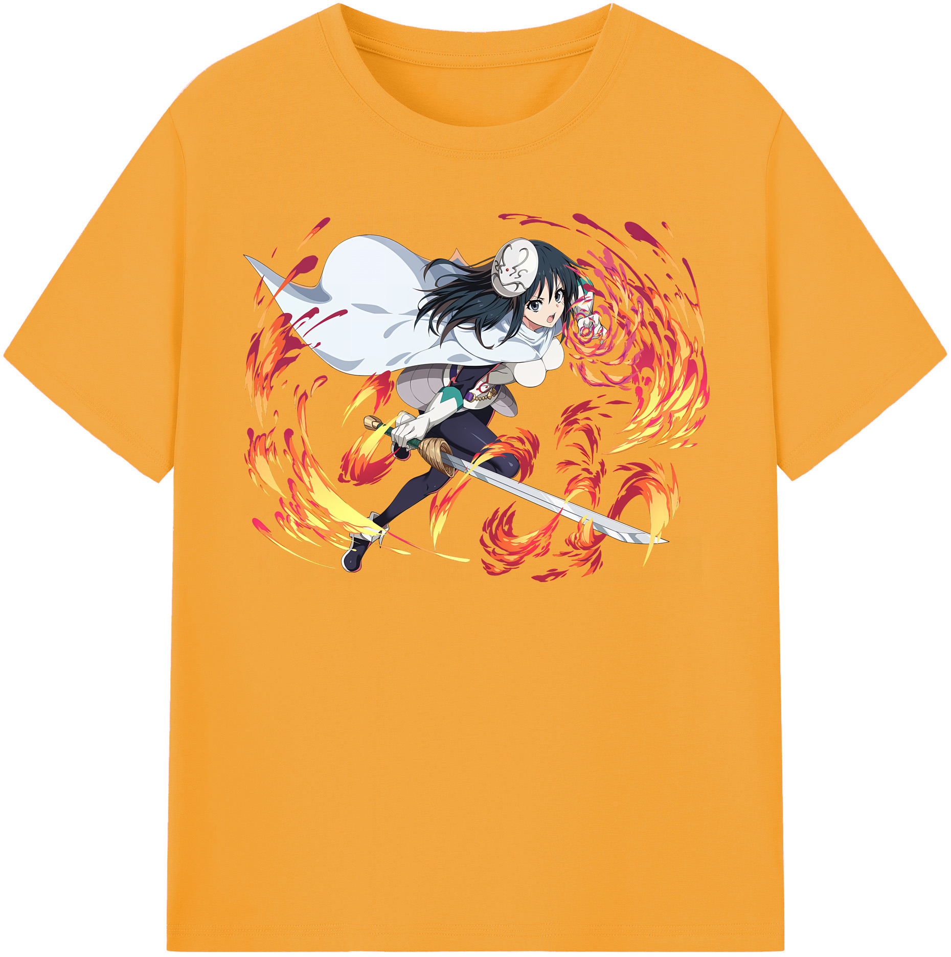 （画像用） 転スラ Regarding Reincarnated to Slime 綿100％半袖Tシャツ（フロントプリント）