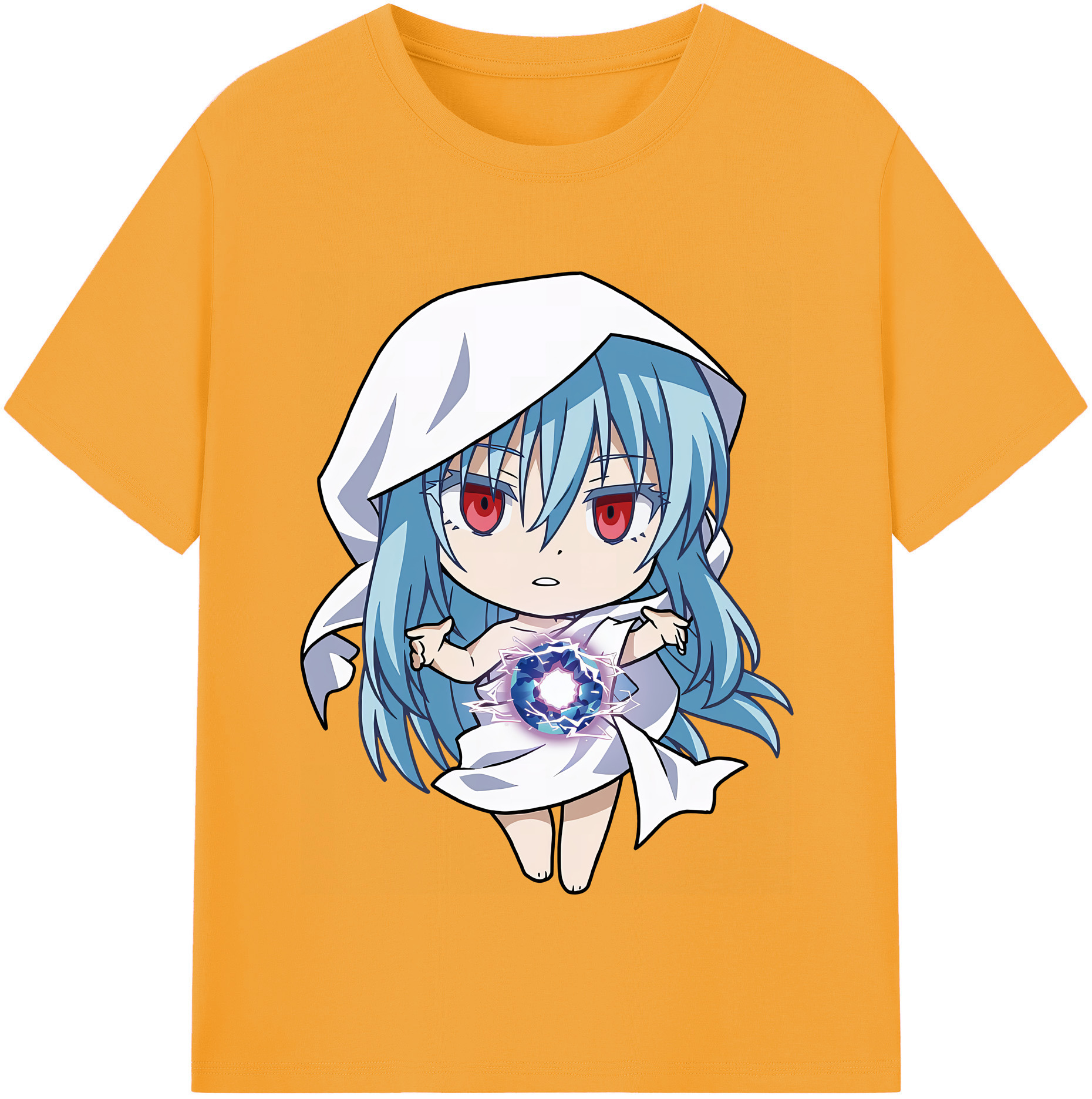 （画像用） 転スラ Regarding Reincarnated to Slime 綿100％半袖Tシャツ（フロントプリント）