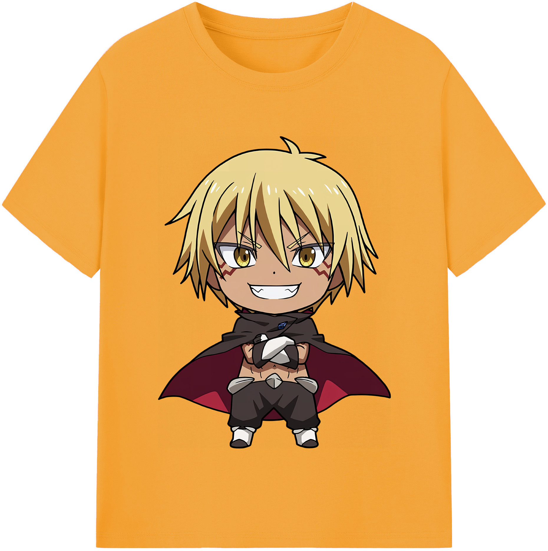 （画像用） 転スラ Regarding Reincarnated to Slime 綿100％半袖Tシャツ（フロントプリント）