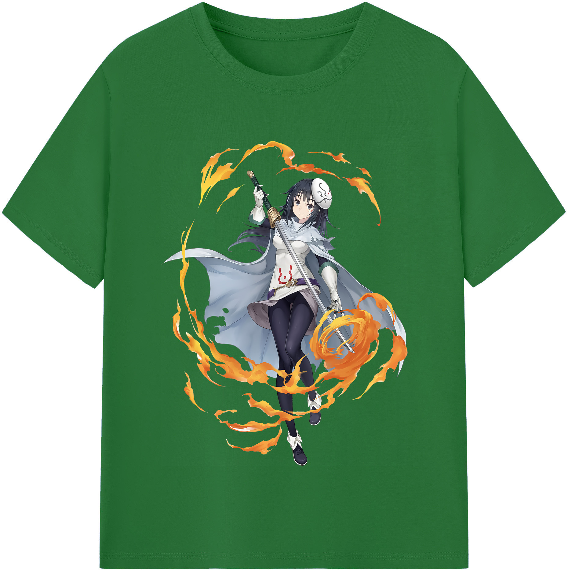 （画像用） 転スラ Regarding Reincarnated to Slime 綿100％半袖Tシャツ（フロントプリント）