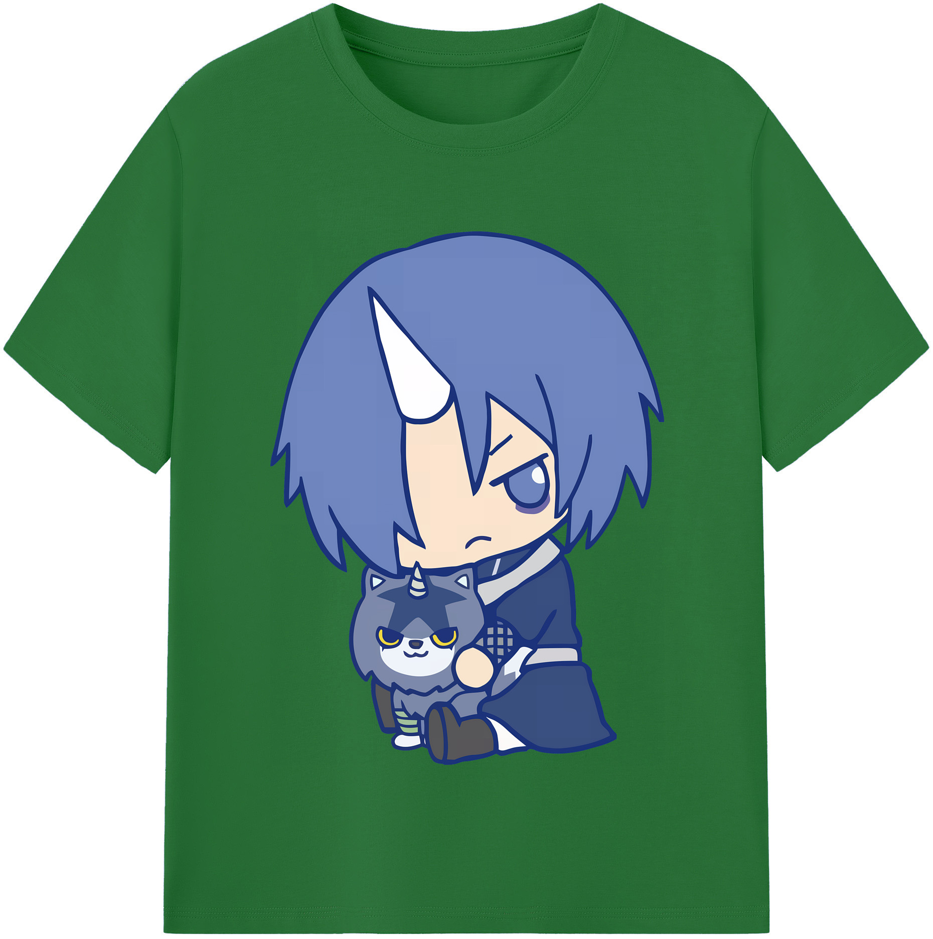 （画像用） 転スラ Regarding Reincarnated to Slime 綿100％半袖Tシャツ（フロントプリント）