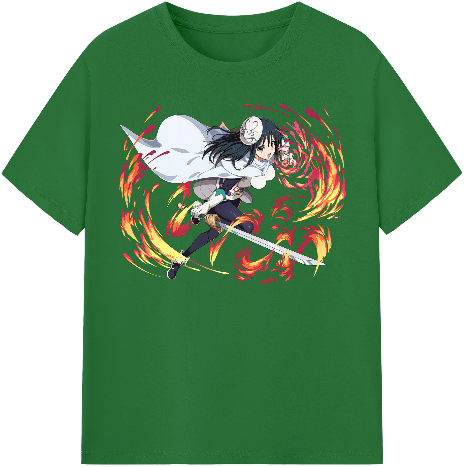 （画像用） 転スラ Regarding Reincarnated to Slime 綿100％半袖Tシャツ（フロントプリント）