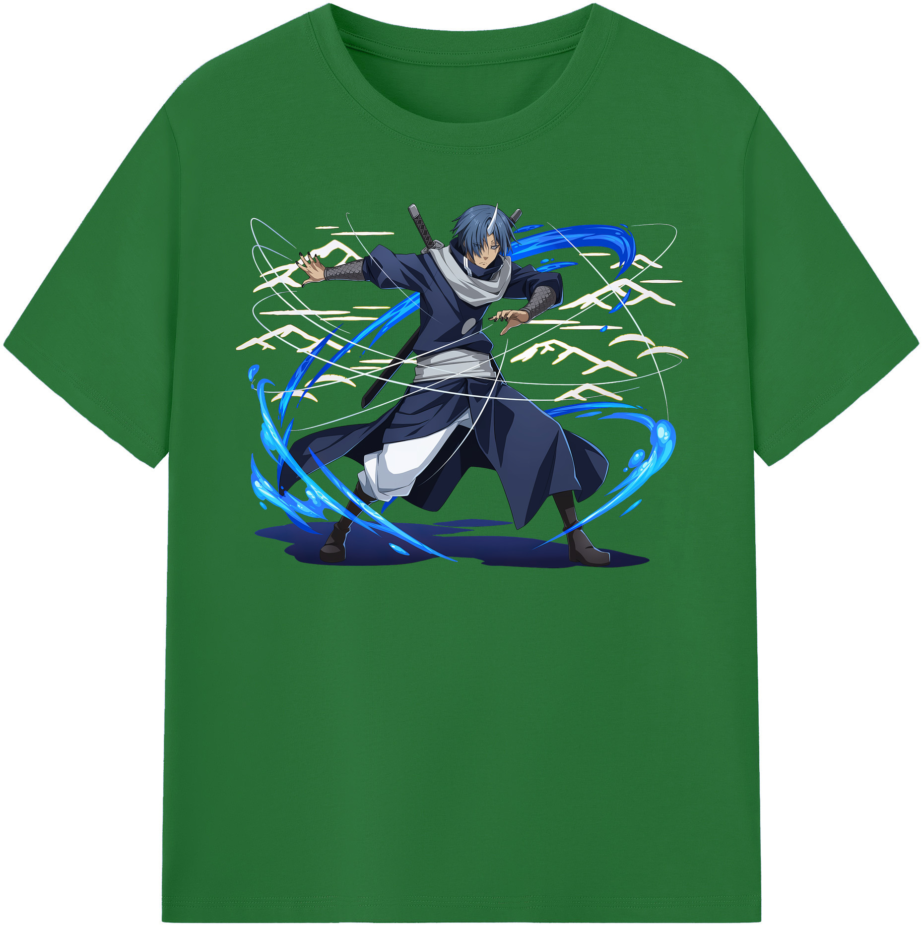 （画像用） 転スラ Regarding Reincarnated to Slime 綿100％半袖Tシャツ（フロントプリント）