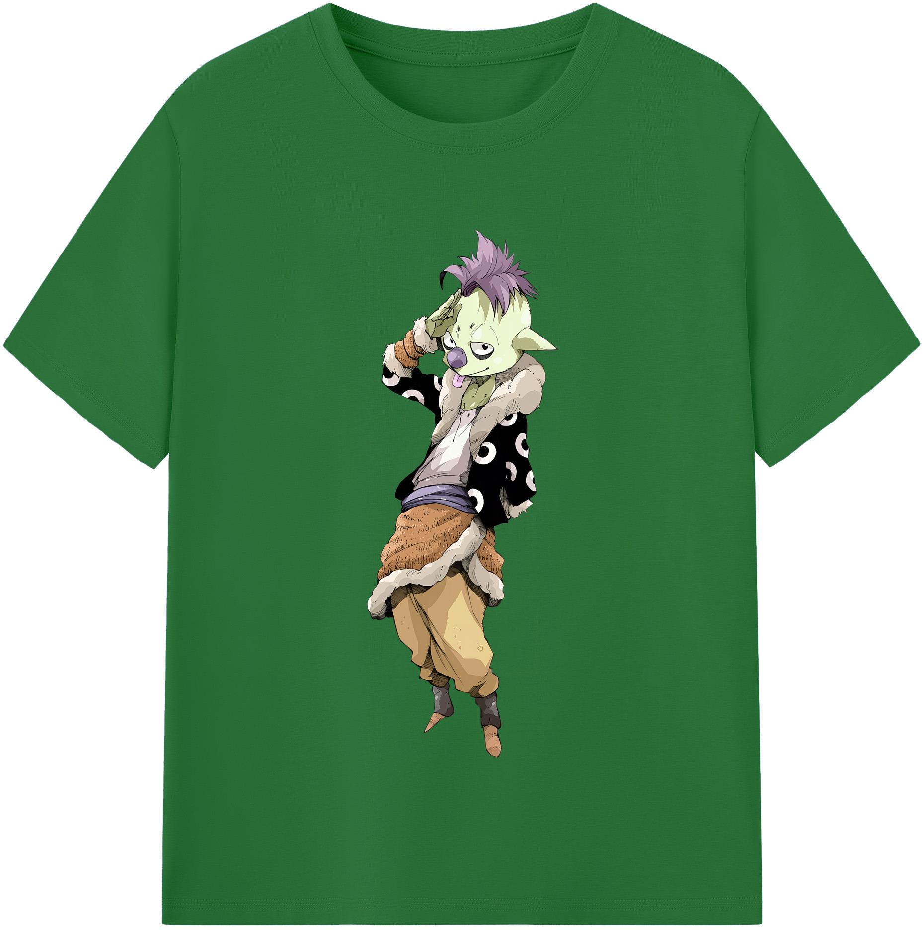 （画像用） 転スラ Regarding Reincarnated to Slime 綿100％半袖Tシャツ（フロントプリント）