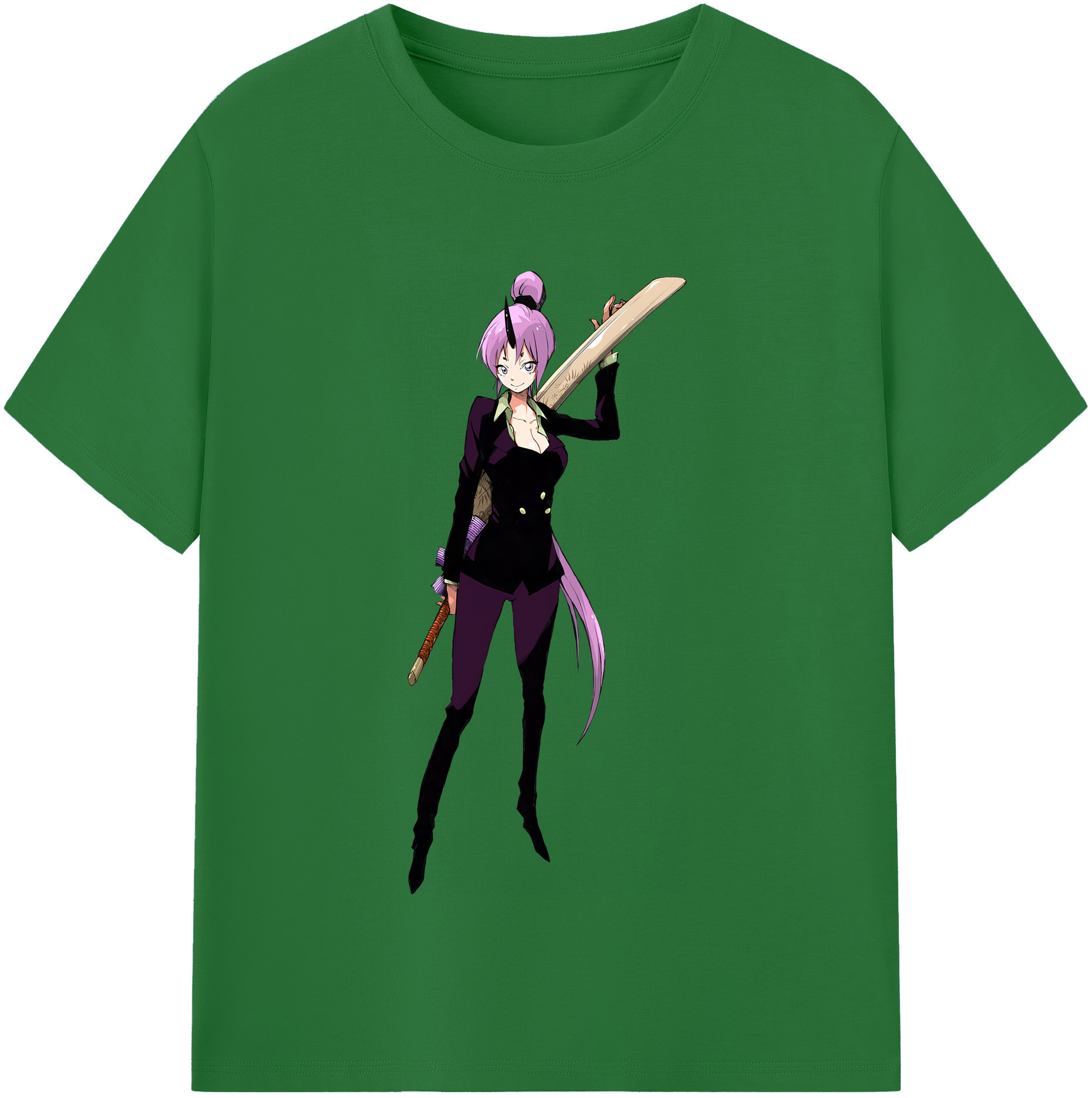 （画像用） 転スラ Regarding Reincarnated to Slime 綿100％半袖Tシャツ（フロントプリント）