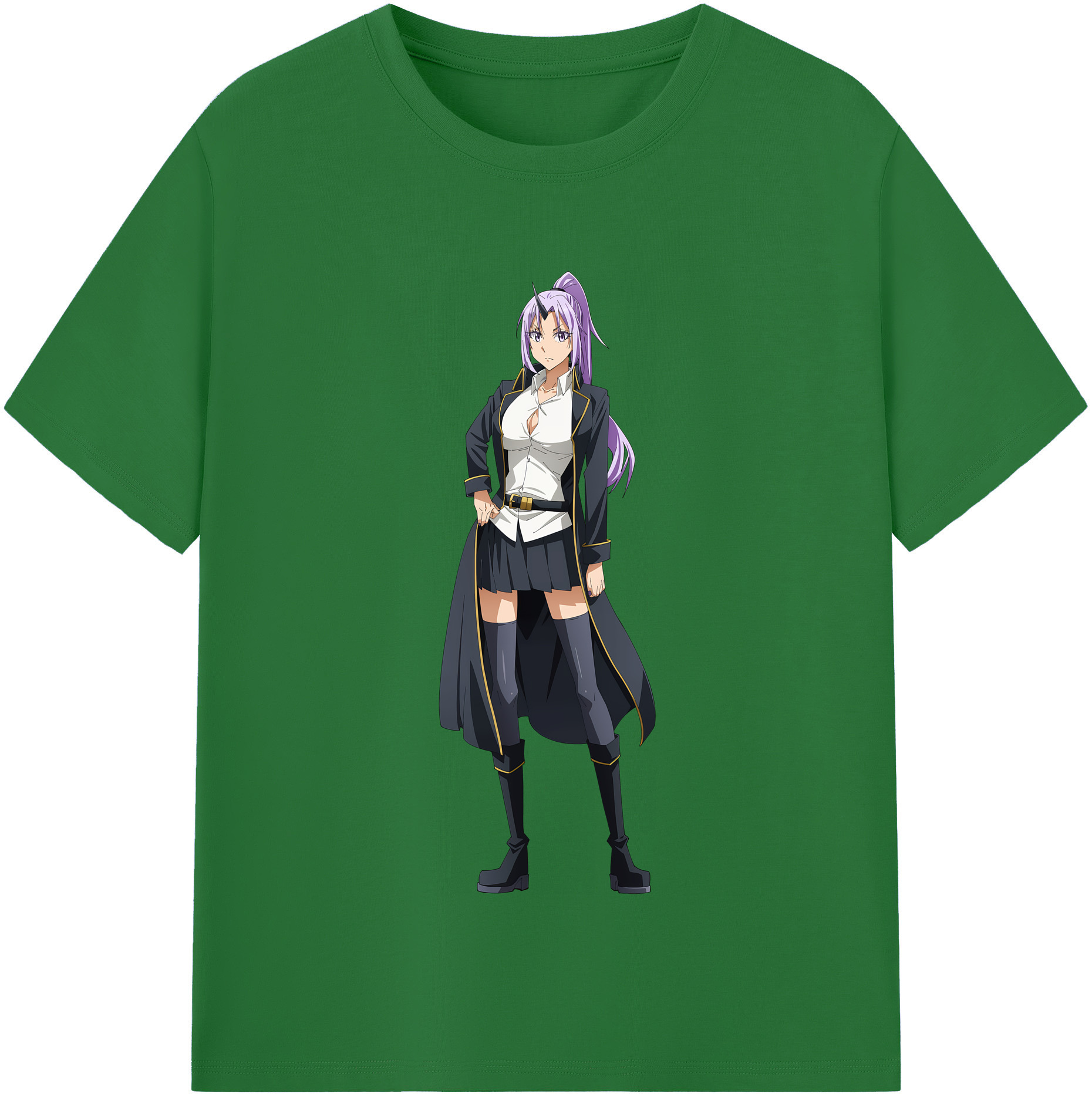（画像用） 転スラ Regarding Reincarnated to Slime 綿100％半袖Tシャツ（フロントプリント）