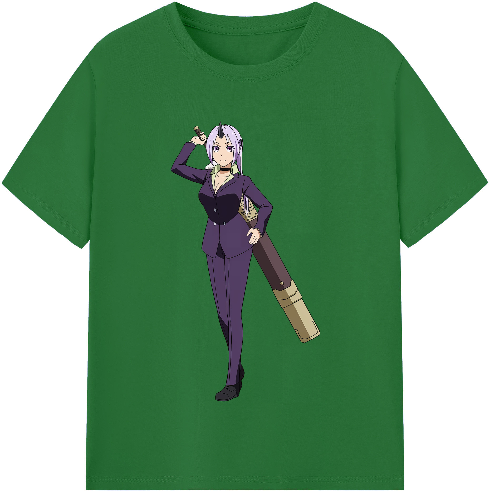 （画像用） 転スラ Regarding Reincarnated to Slime 綿100％半袖Tシャツ（フロントプリント）