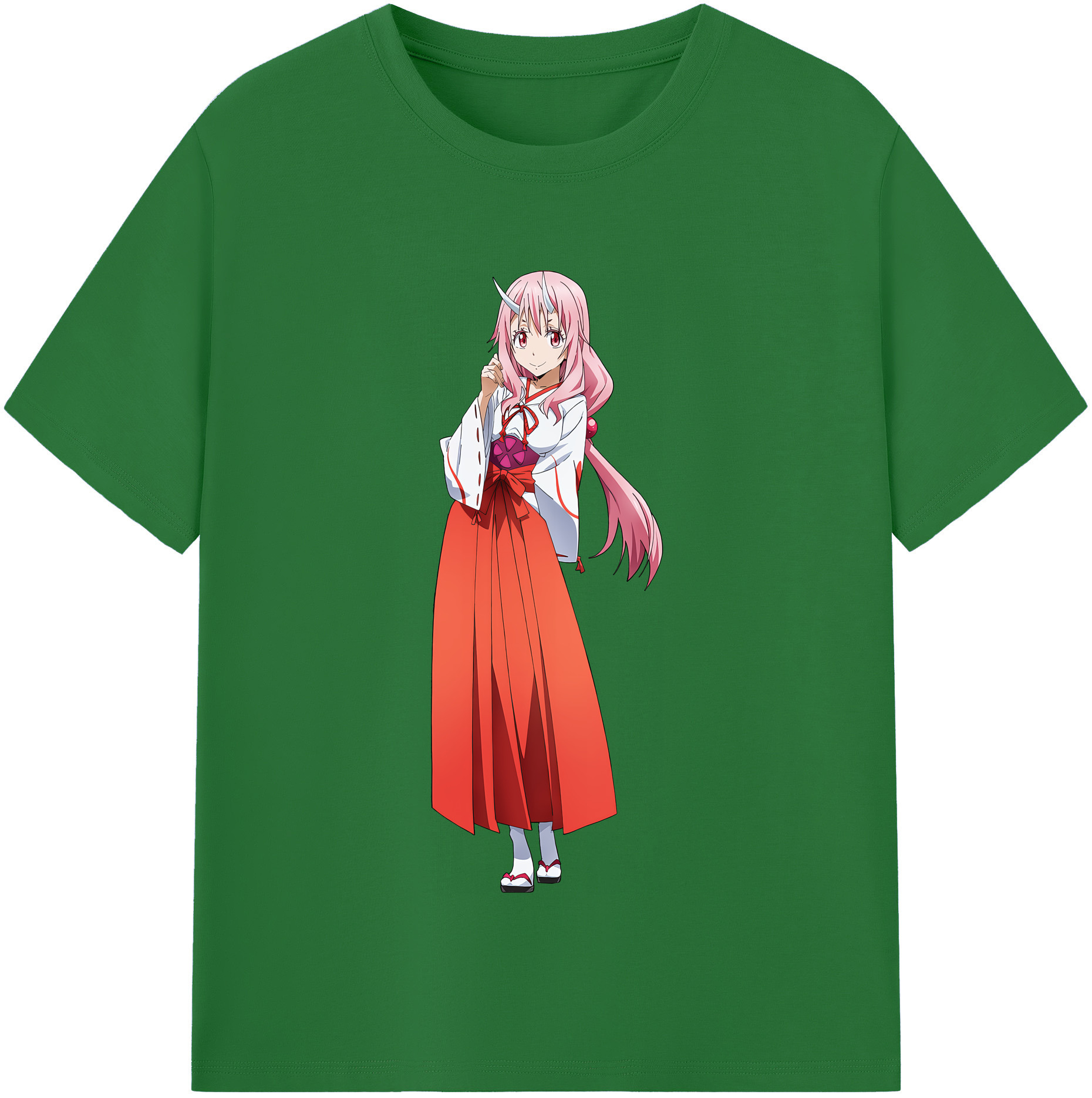 （画像用） 転スラ Regarding Reincarnated to Slime 綿100％半袖Tシャツ（フロントプリント）