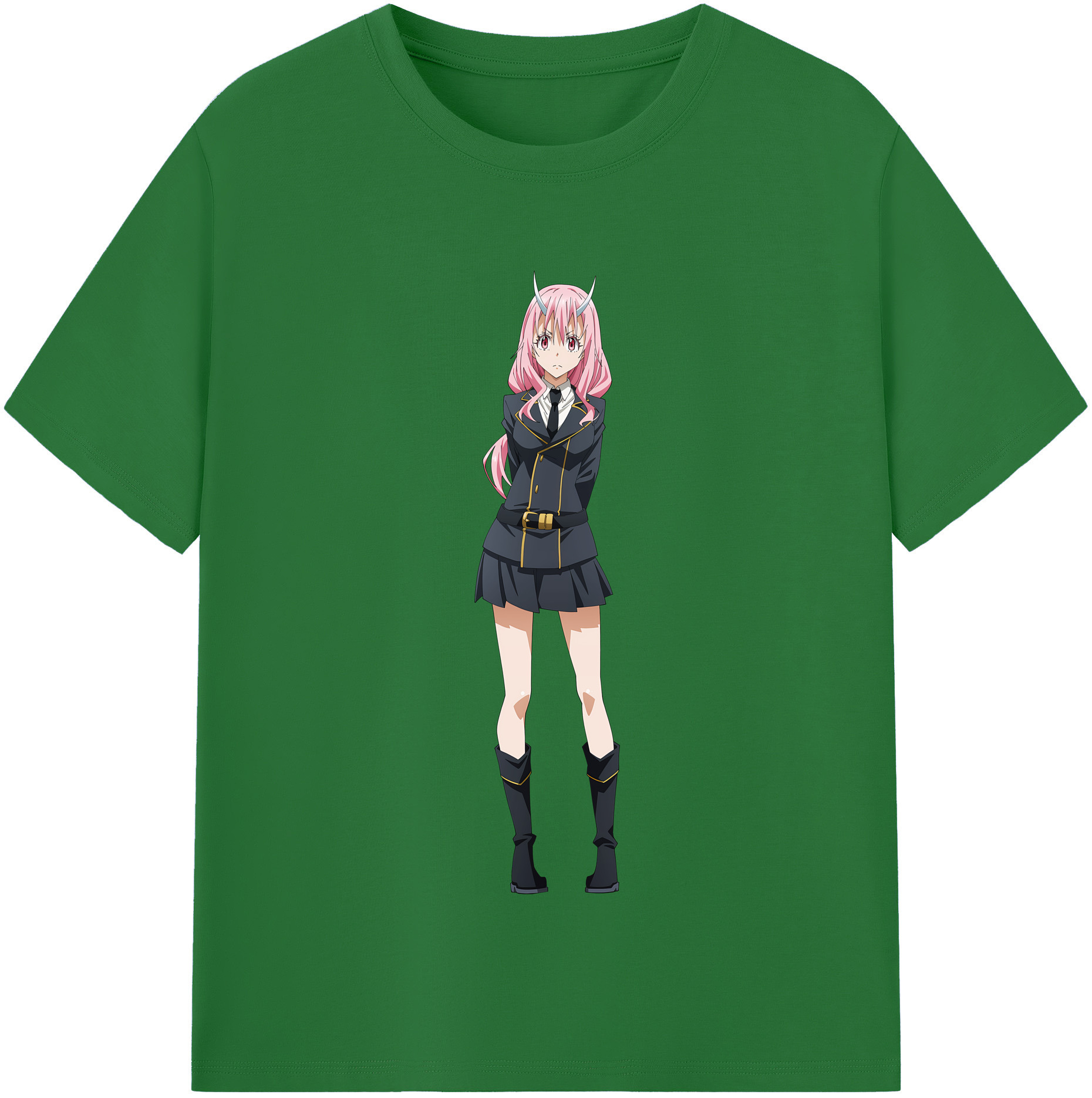 （画像用） 転スラ Regarding Reincarnated to Slime 綿100％半袖Tシャツ（フロントプリント）