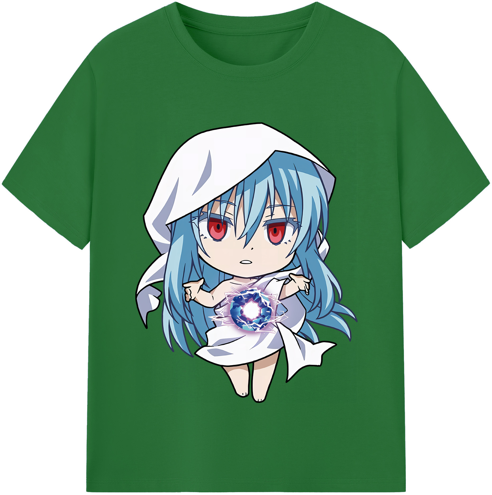 （画像用） 転スラ Regarding Reincarnated to Slime 綿100％半袖Tシャツ（フロントプリント）