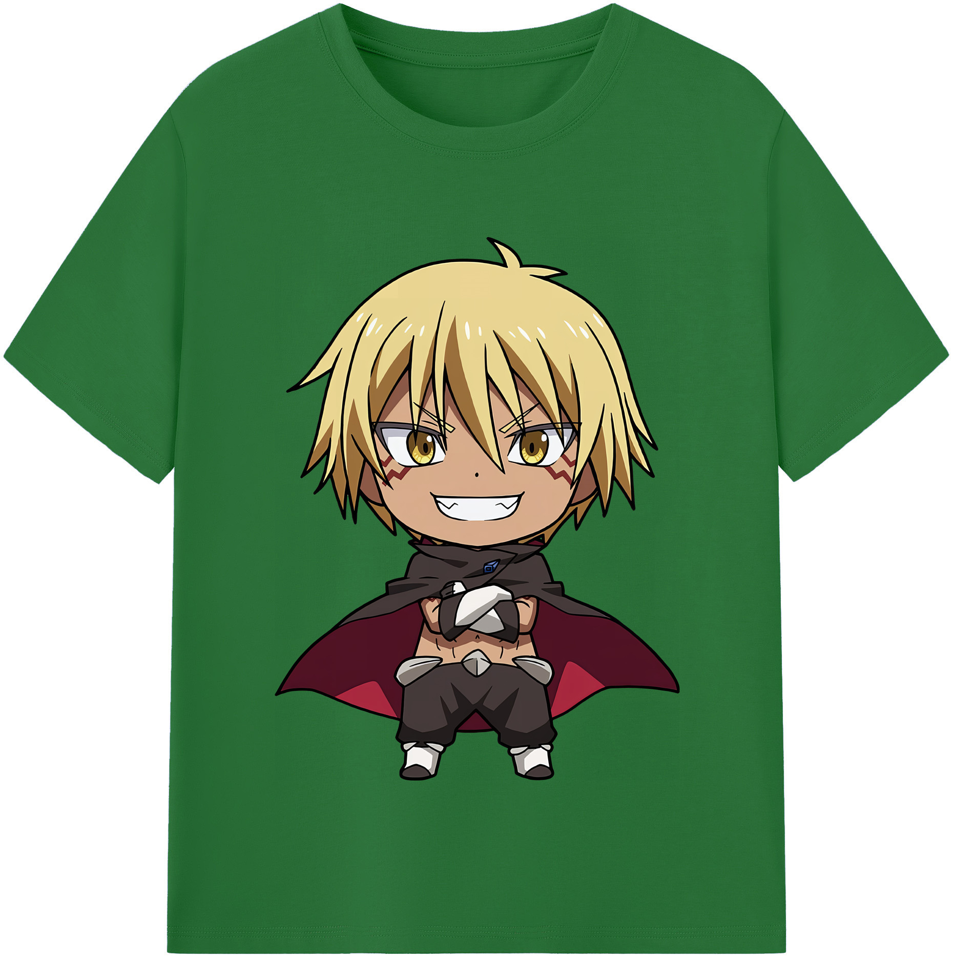 （画像用） 転スラ Regarding Reincarnated to Slime 綿100％半袖Tシャツ（フロントプリント）