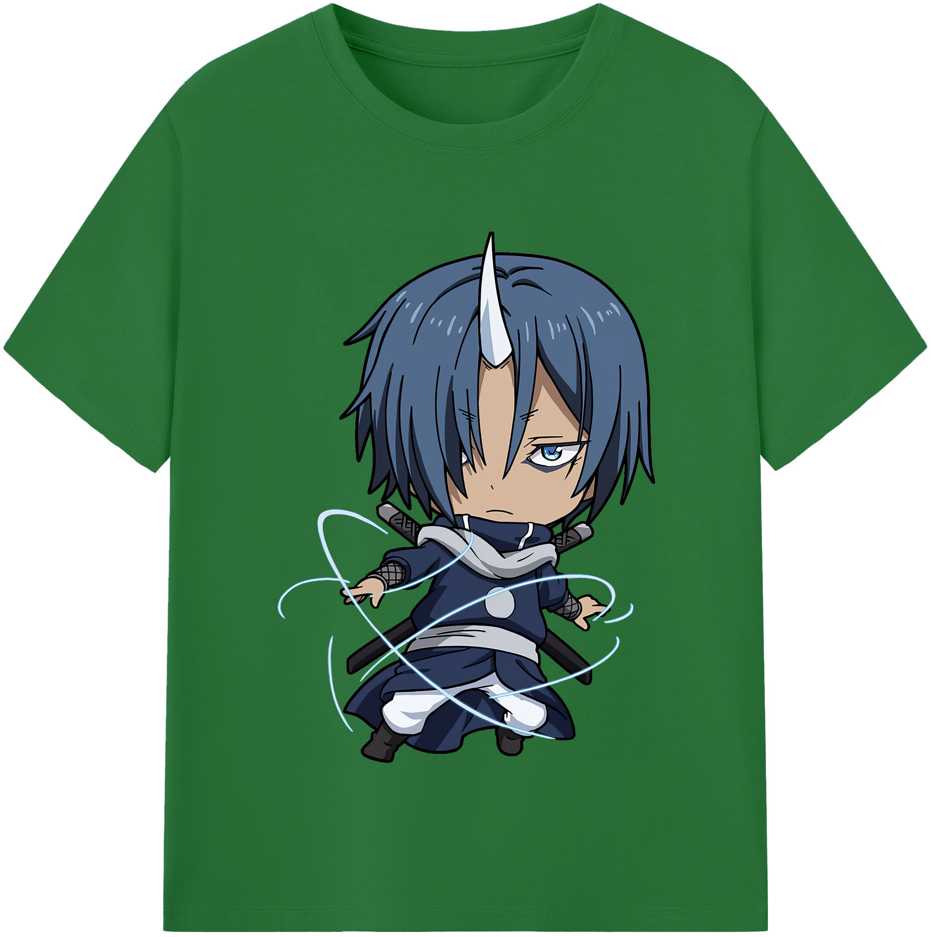 （画像用） 転スラ Regarding Reincarnated to Slime 綿100％半袖Tシャツ（フロントプリント）