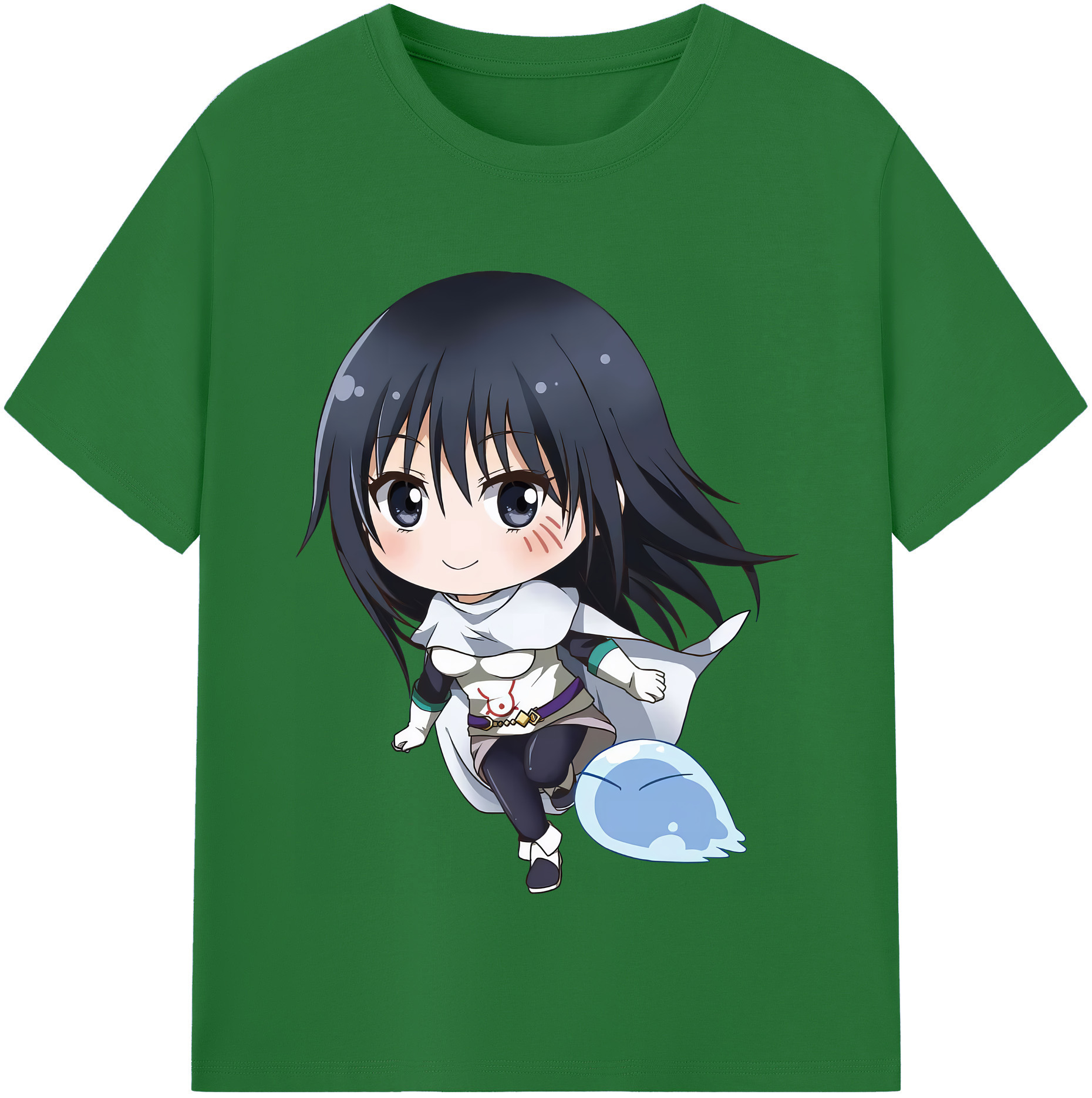 （画像用） 転スラ Regarding Reincarnated to Slime 綿100％半袖Tシャツ（フロントプリント）