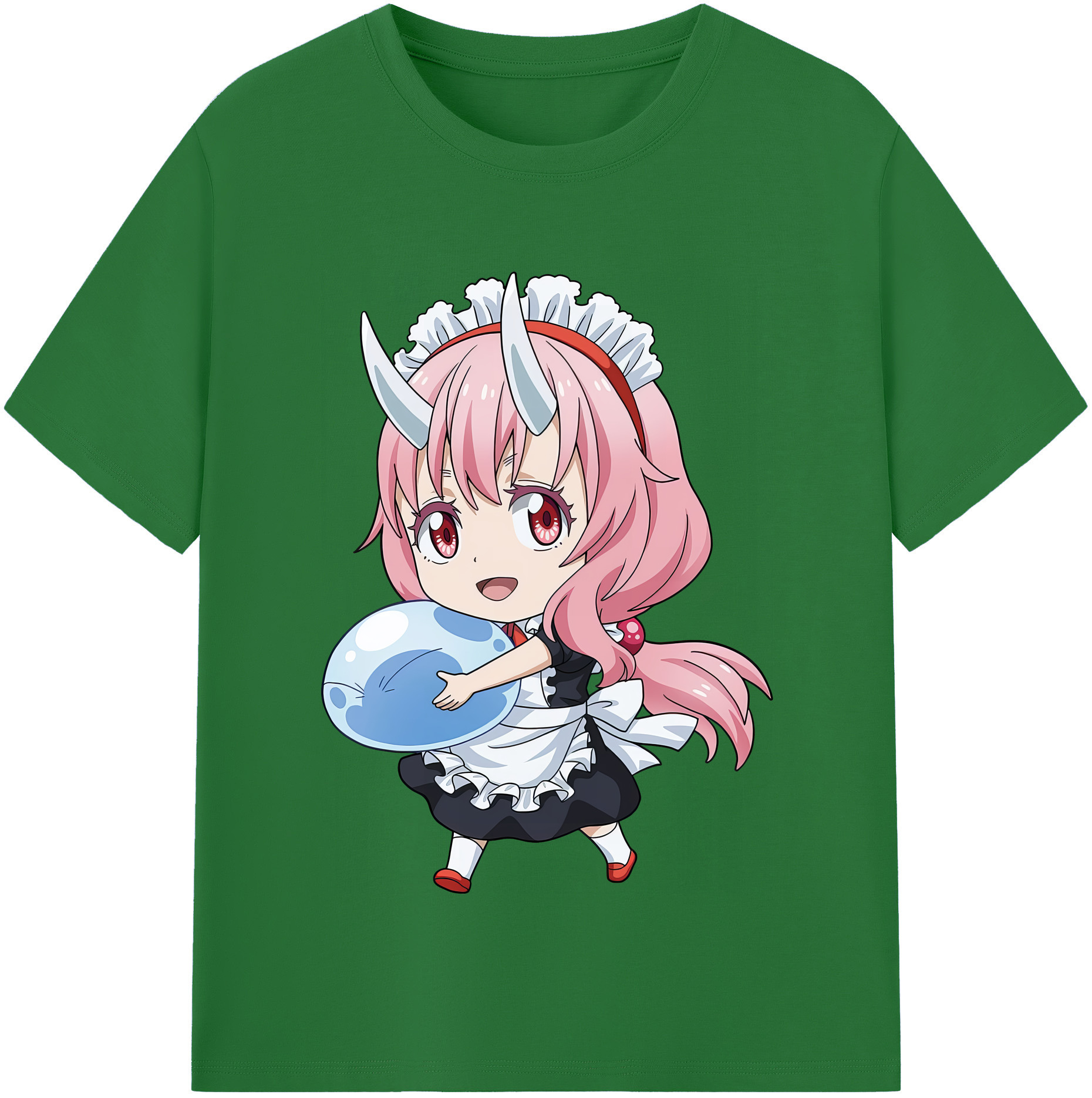 （画像用） 転スラ Regarding Reincarnated to Slime 綿100％半袖Tシャツ（フロントプリント）
