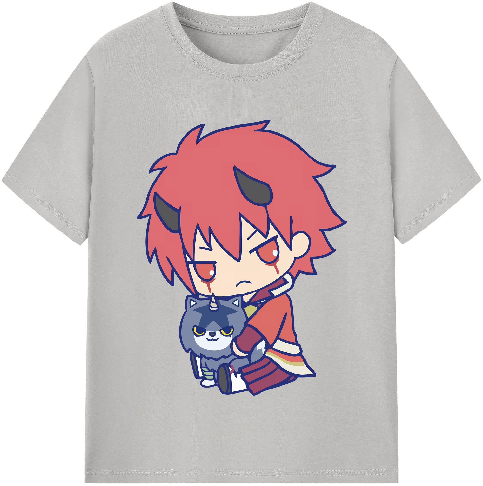 （画像用） 転スラ Regarding Reincarnated to Slime 綿100％半袖Tシャツ（フロントプリント）