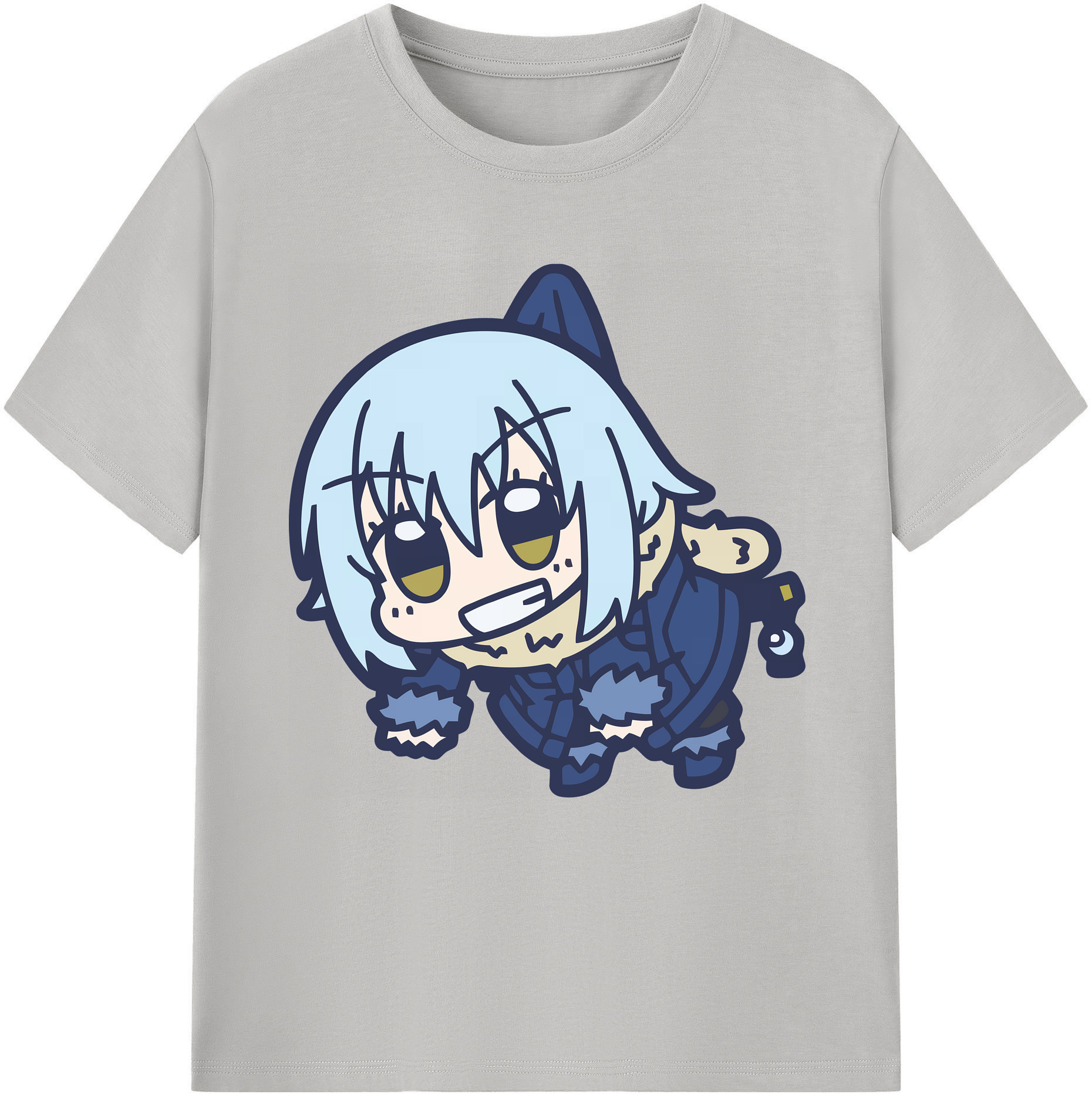 （画像用） 転スラ Regarding Reincarnated to Slime 綿100％半袖Tシャツ（フロントプリント）